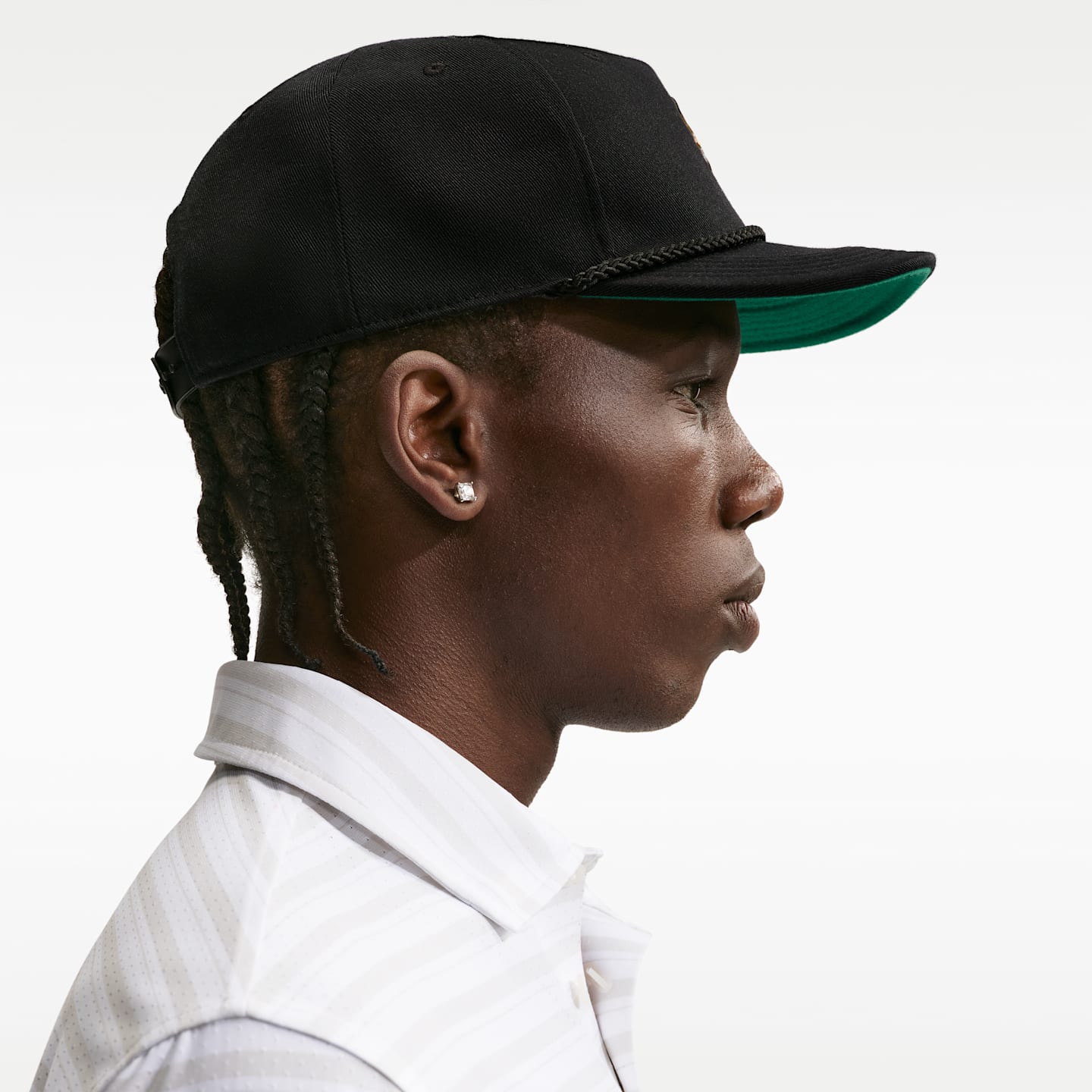 Кепка для гольфа Nike Pro Unstructured Dri-FIT, цвет: Чёрный / Антрацитовый — фото 4