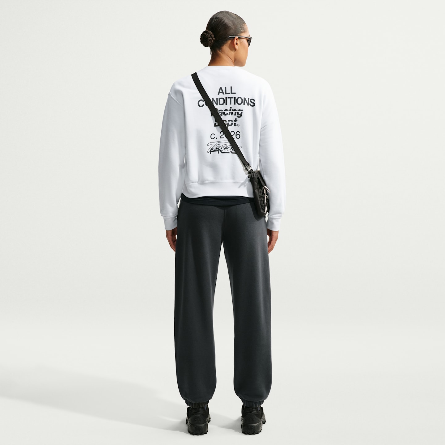 Мужские флисовые брюки Nike ACG Tuff Fleece Dri-FIT, цвет: Серый / Белый — фото 7