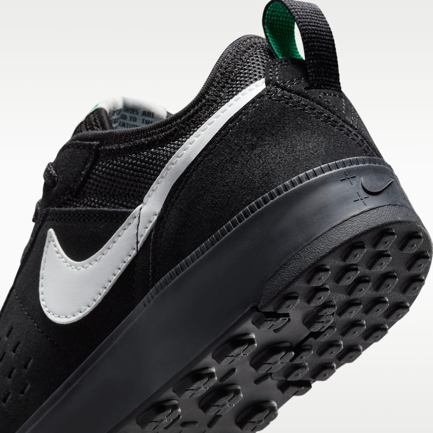 Детские кроссовки Nike C1TY "Brownstone" Shoes, цвет: Чёрный / Зелёный — фото 8