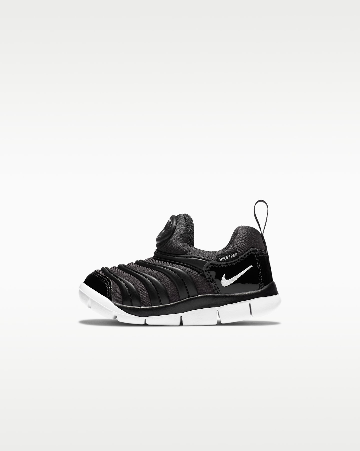 Детские кроссовки Nike Dynamo Free Little Kids' Easy On/Off, цвет: Антрацитовый / Чёрный — фото 8