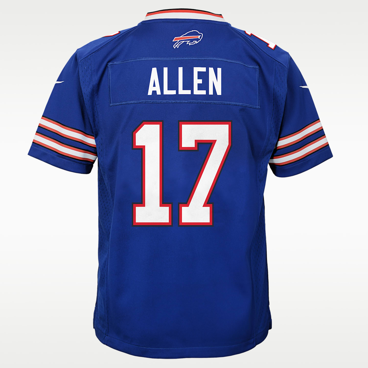 Топ Nike NFL Buffalo Bills (Josh Allen) Game Football Jersey для мальчиков, цвет: Синий — фото 2