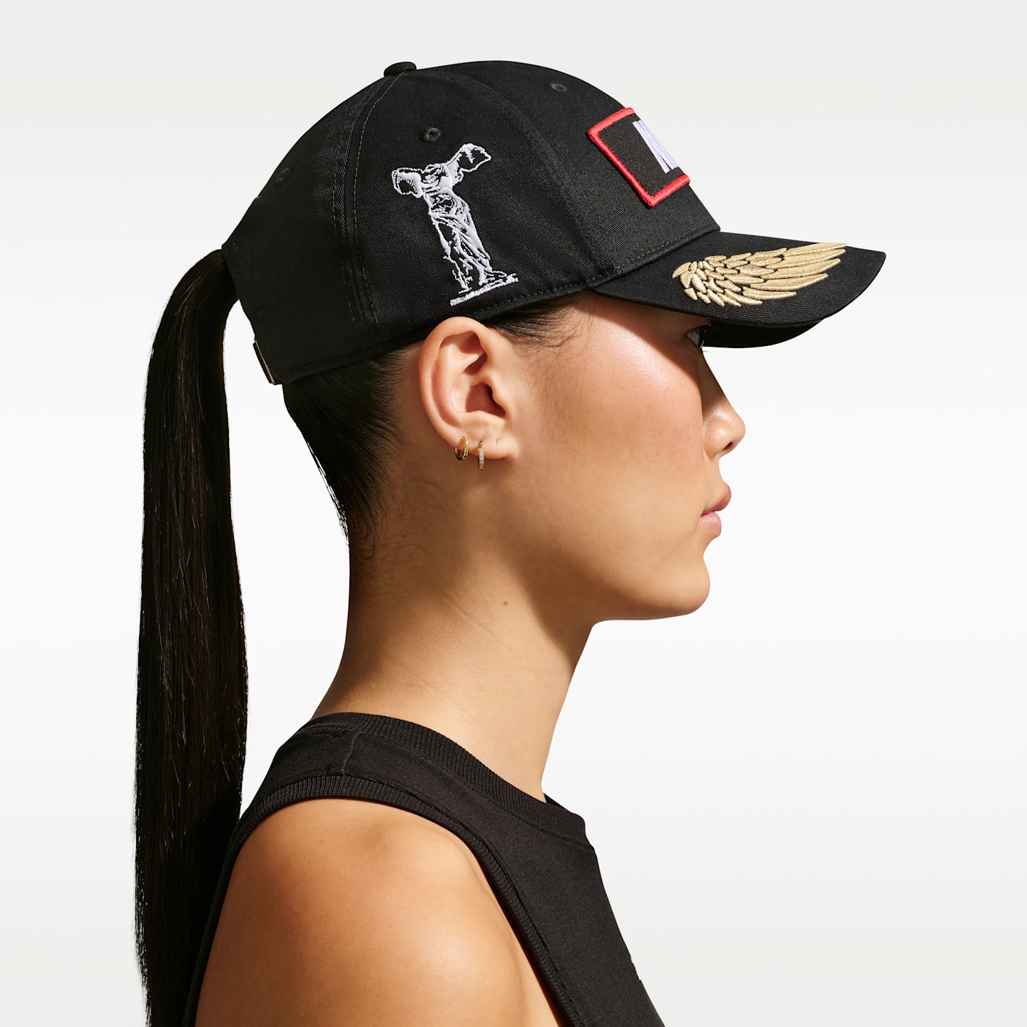 Кепка Nike Club Racing структурированная, цвет: Чёрный — фото 2