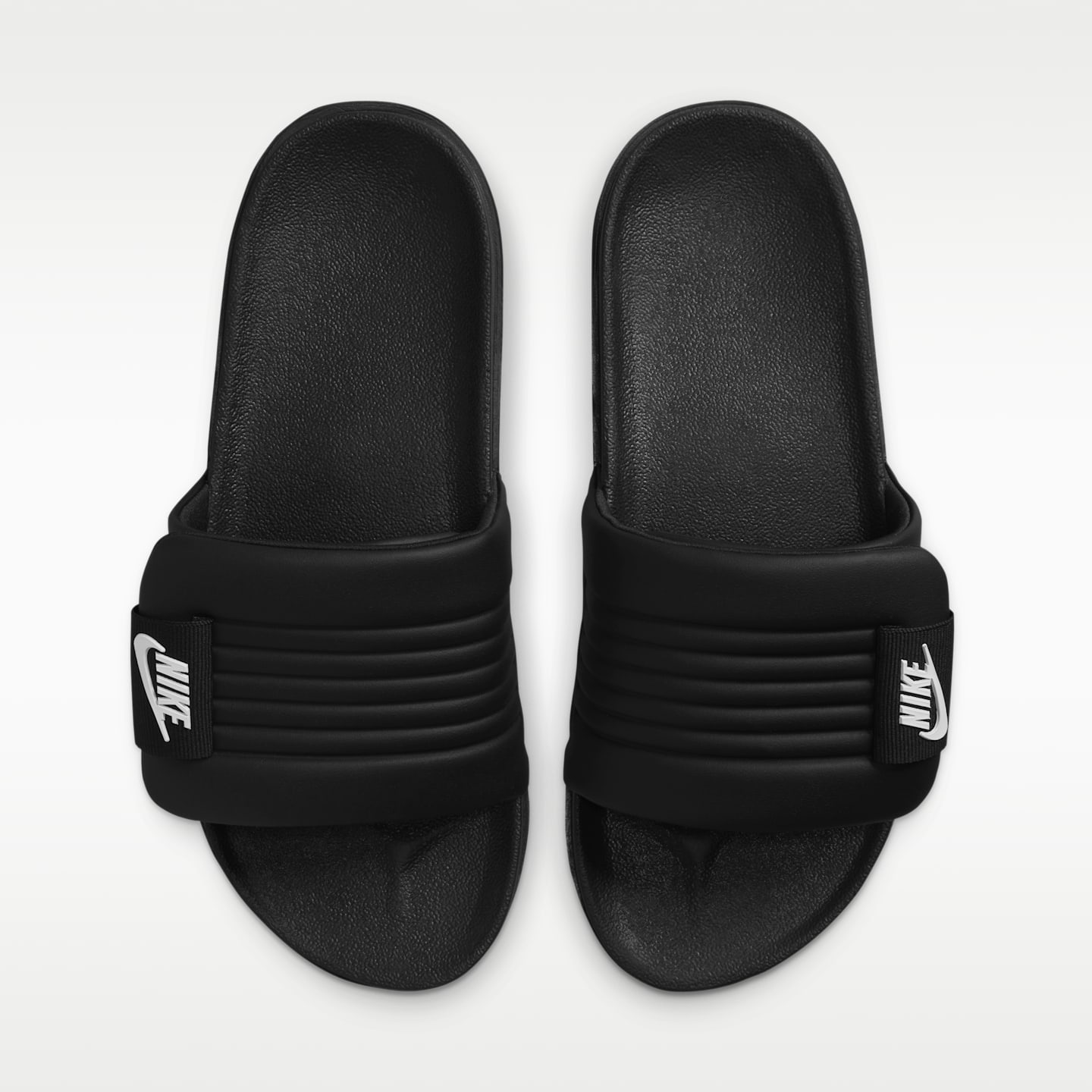 Женские сандалии Nike Offcourt Adjust, цвет: Чёрный / Белый — фото 5