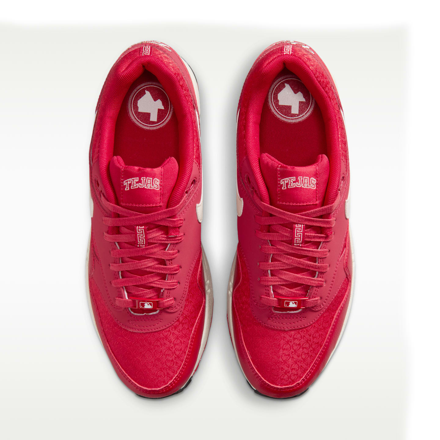 Мужские кроссовки Nike Air Max 1 "Rangers", цвет: Красный / Натуральный — фото 4