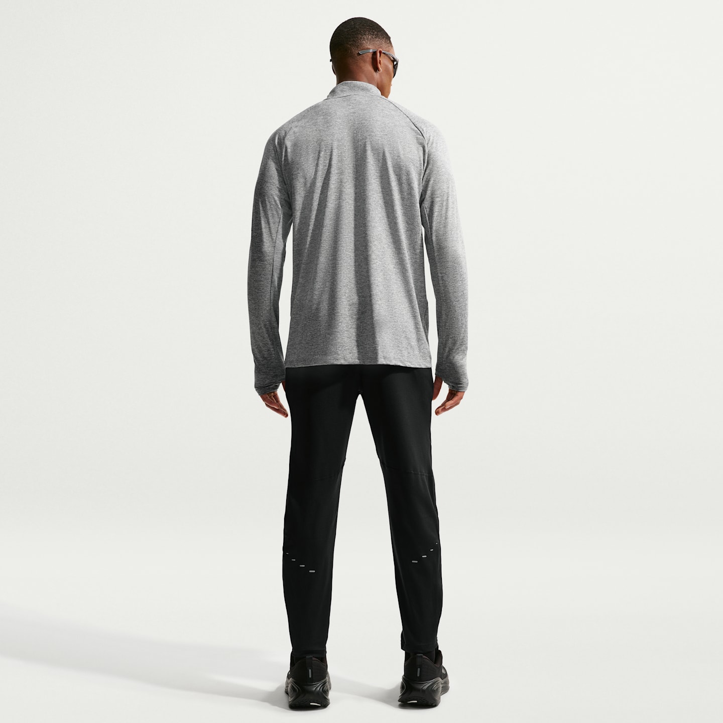 Мужские трикотажные беговые брюки Nike Stride Dri-FIT, цвет: Чёрный — фото 5