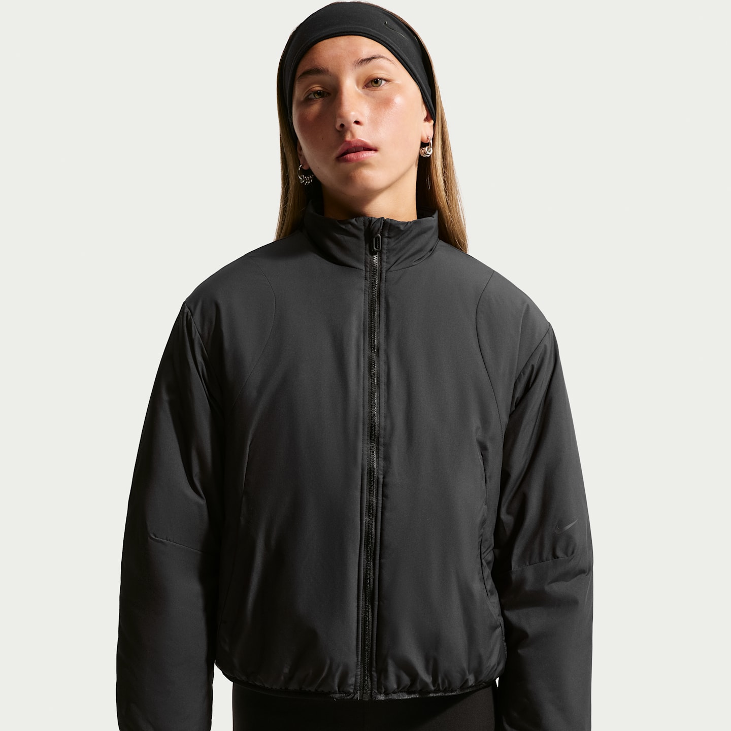 Детская утеплённая куртка для девочек Nike Mavn Storm-FIT, цвет: Чёрный — фото 3