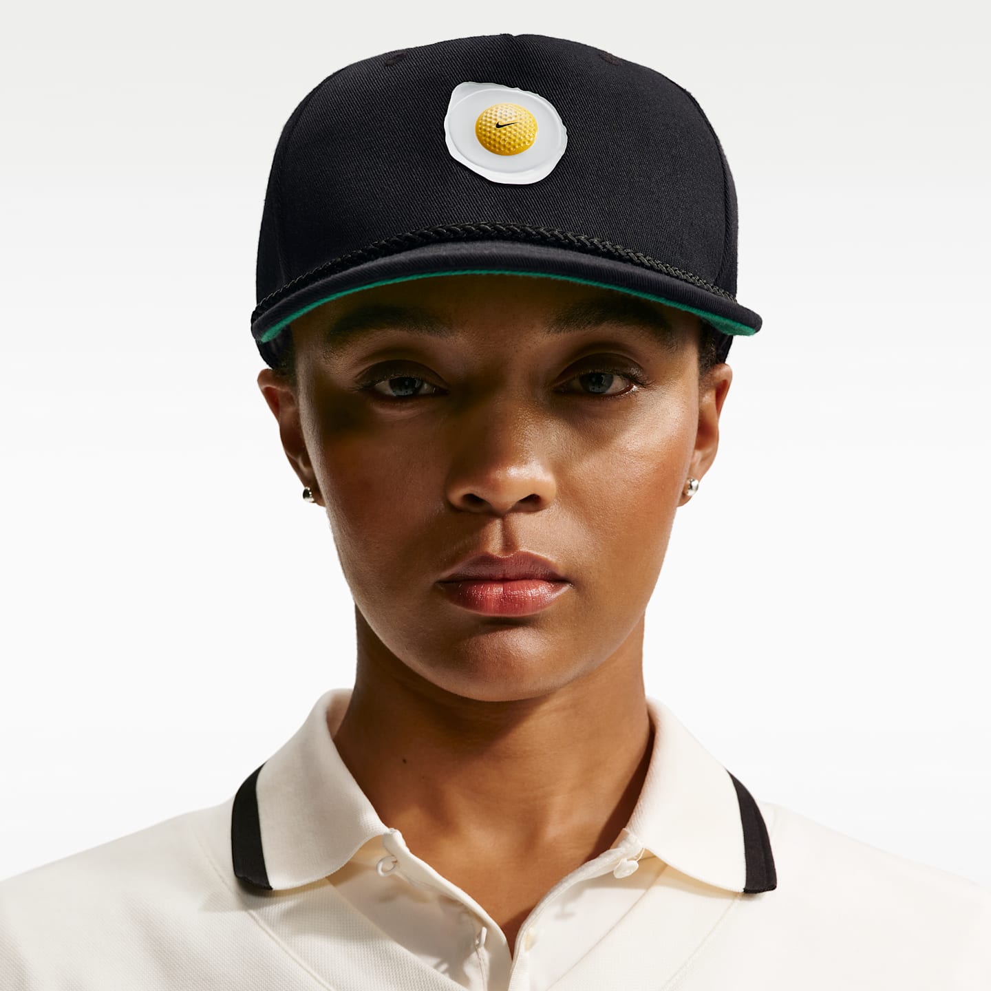 Кепка для гольфа Nike Pro Unstructured Dri-FIT, цвет: Чёрный / Антрацитовый — фото 1