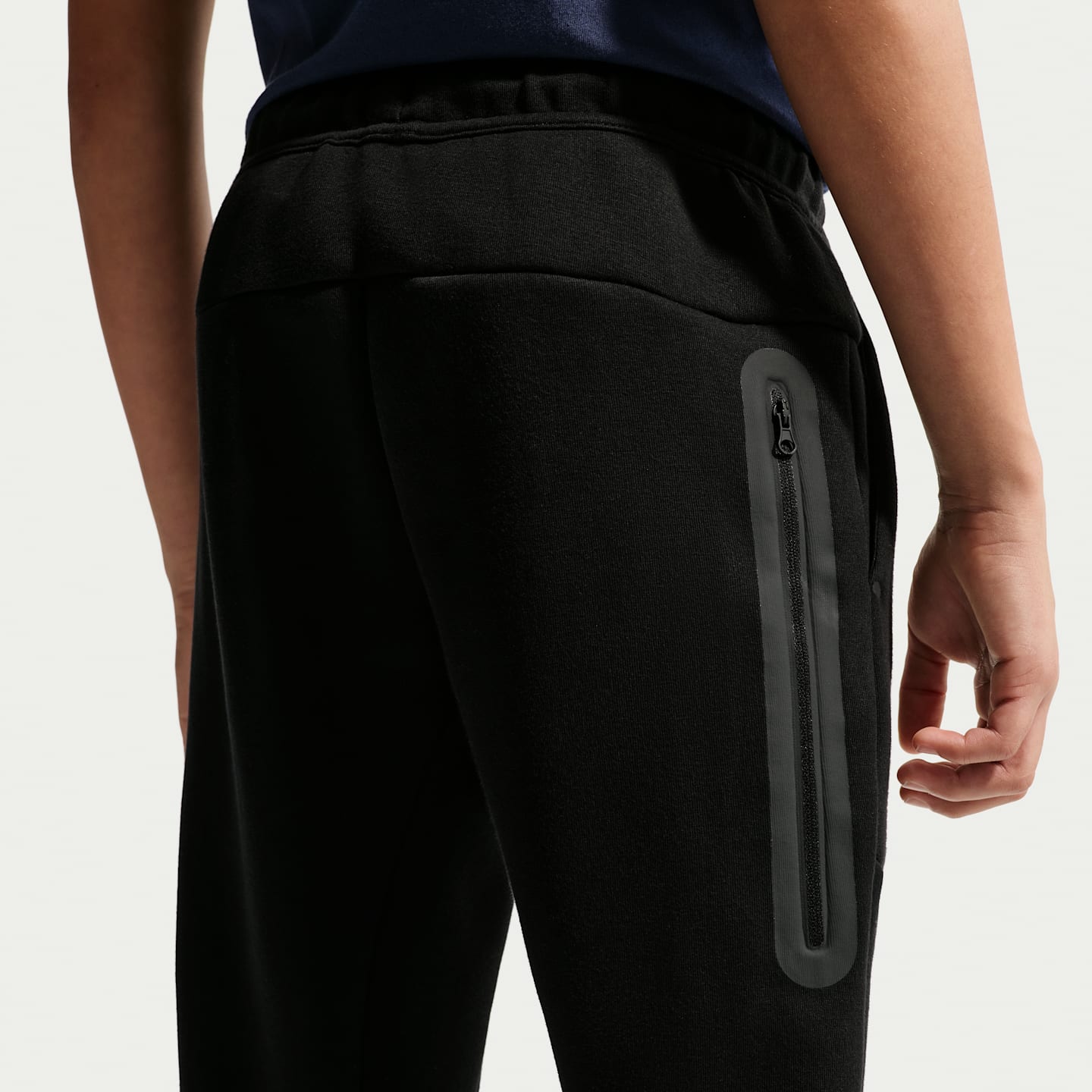 Детские футбольные брюки Nike Usmnt Tech Fleece, цвет: Чёрный / Красный — фото 3