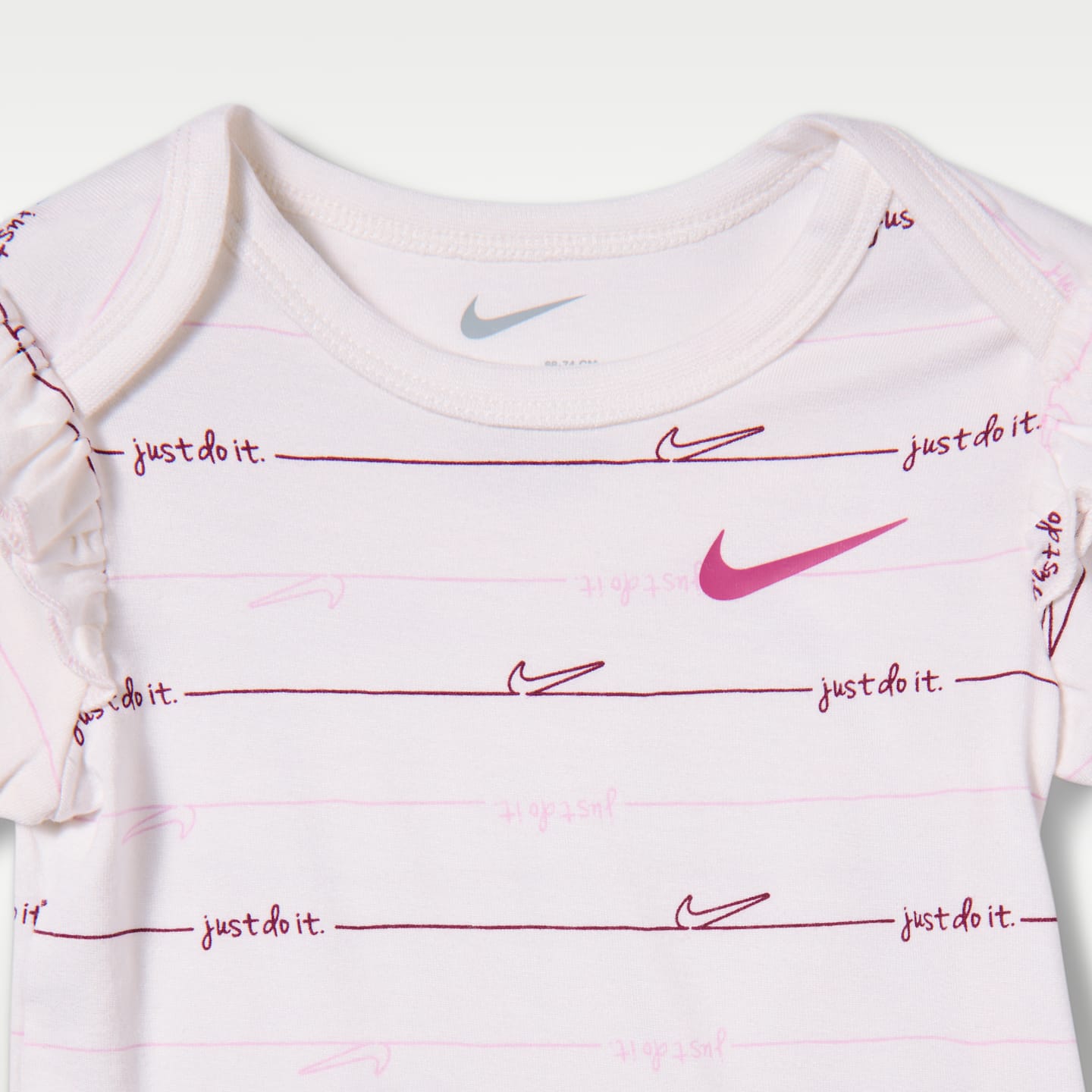 Комплект для малышей Nike Ready, Set, Grow! из 3 предметов с повязкой, 0-6 мес, цвет: Свекольный — фото 3