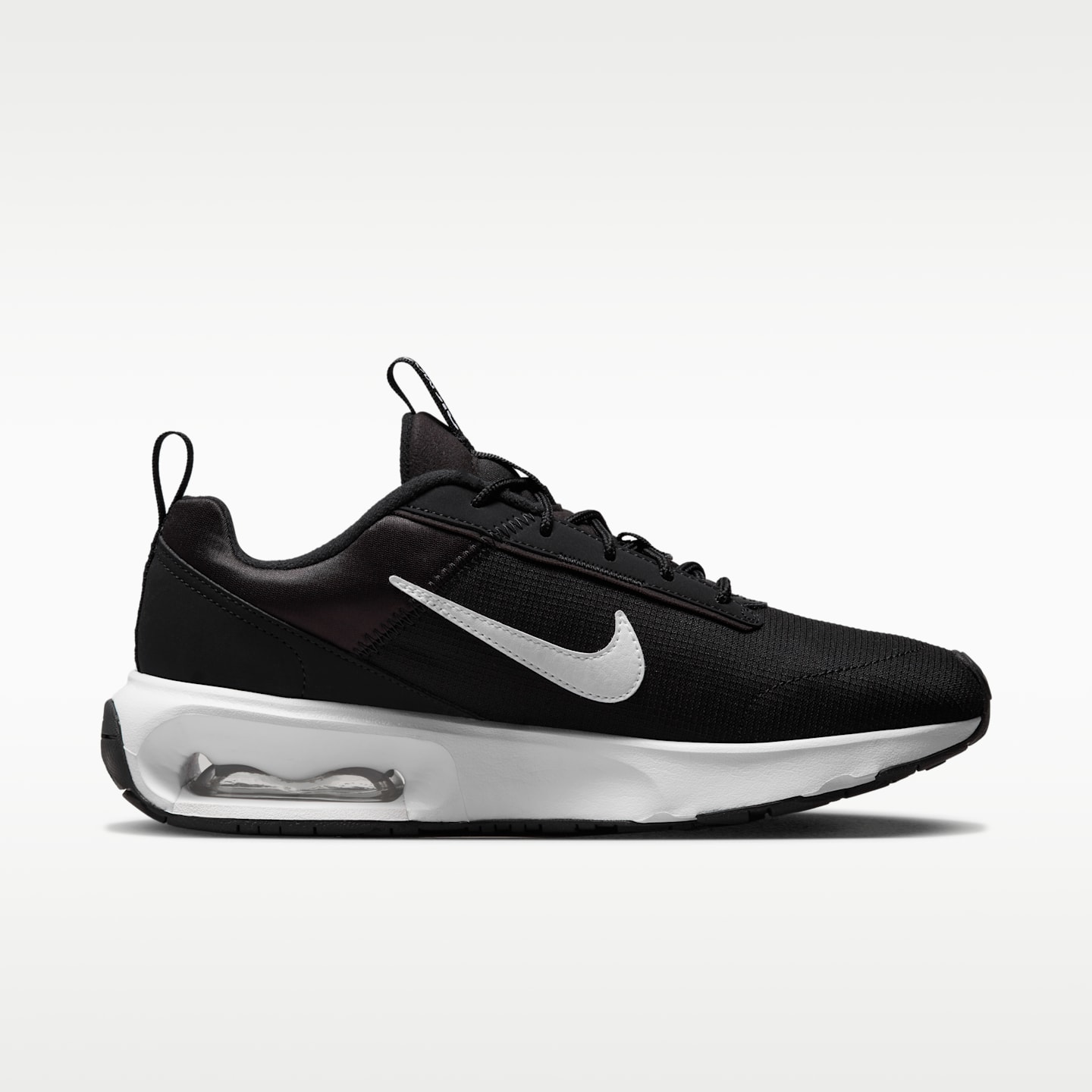 Женские кроссовки Nike Air Max Intrlk Lite, цвет: Чёрный / Белый — фото 4