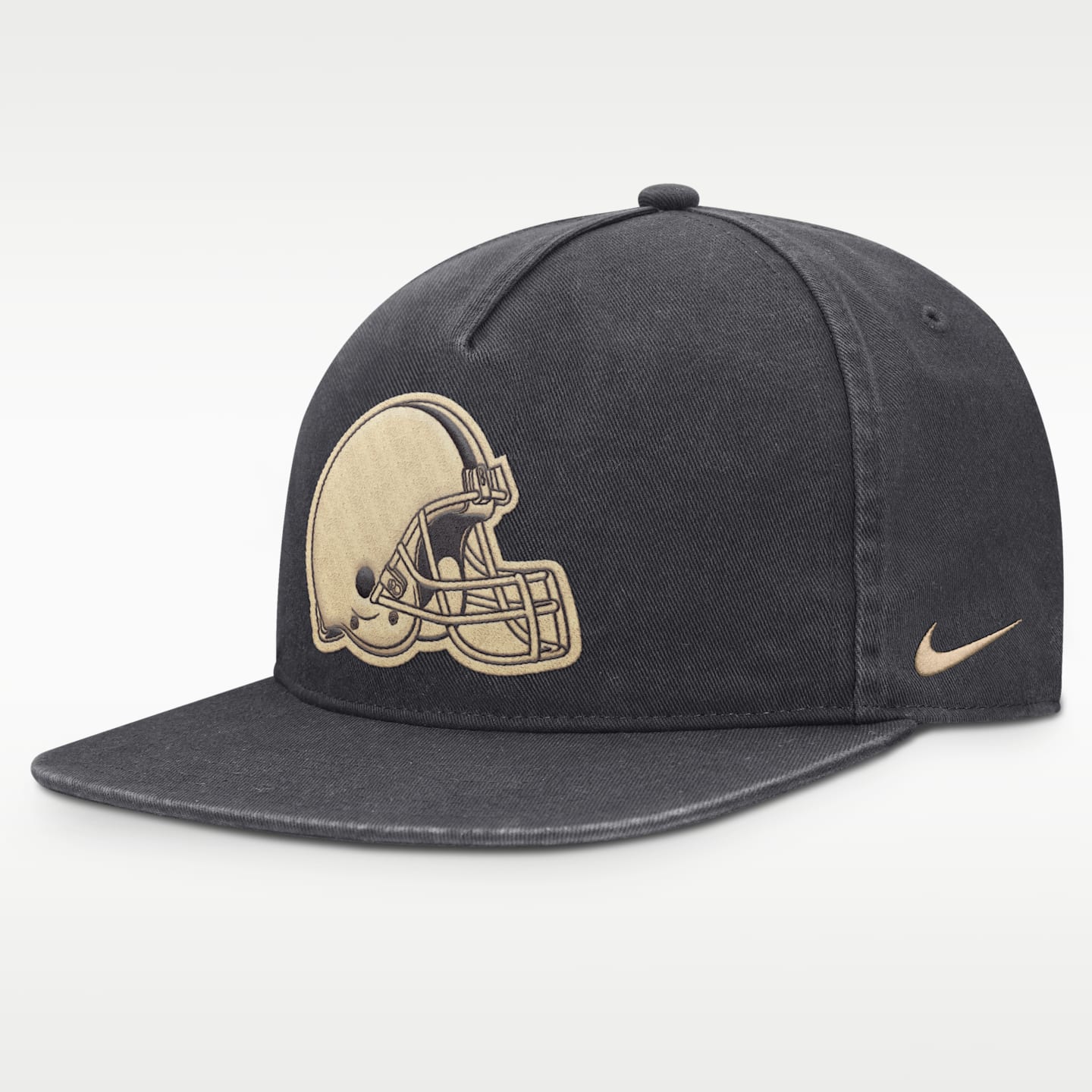Мужская регулируемая бейсболка Nike Cleveland Browns Pro NFL, цвет: Антрацитовый — фото 1