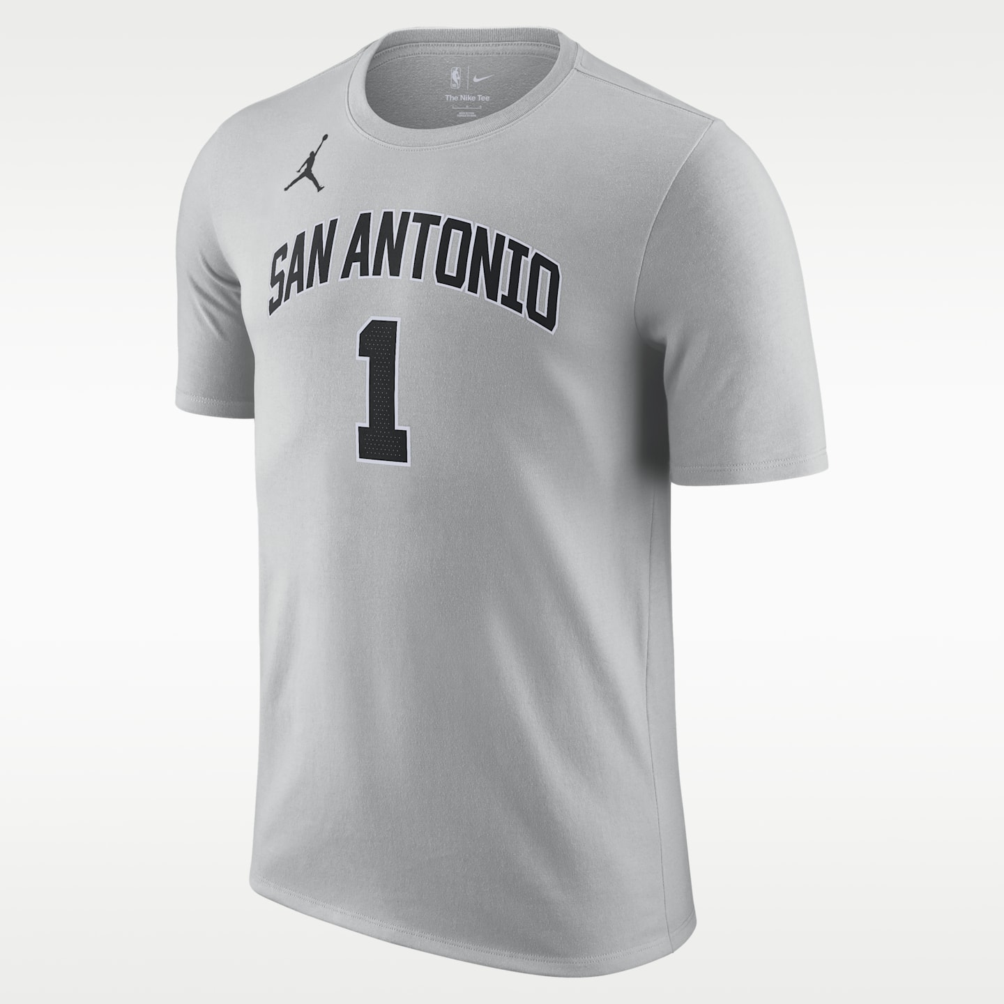 Мужская футболка Nike San Antonio Spurs Essentials NBA Statement, цвет: Серебряный — фото 1