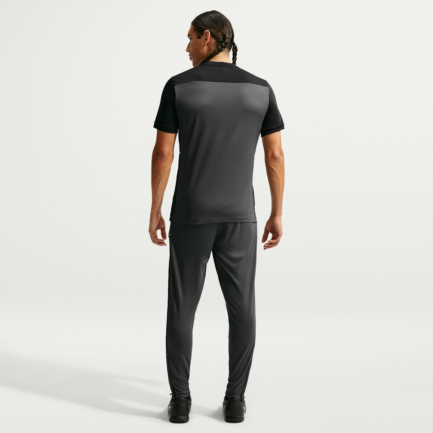 Мужские футбольные брюки Nike Academy Dri-FIT, цвет: Антрацитовый / Чёрный — фото 5