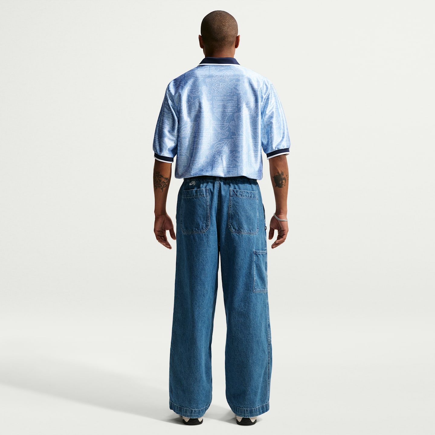 Мужская футбольная футболка Nike England Energy Dri-FIT, цвет: Синий / Белый — фото 5