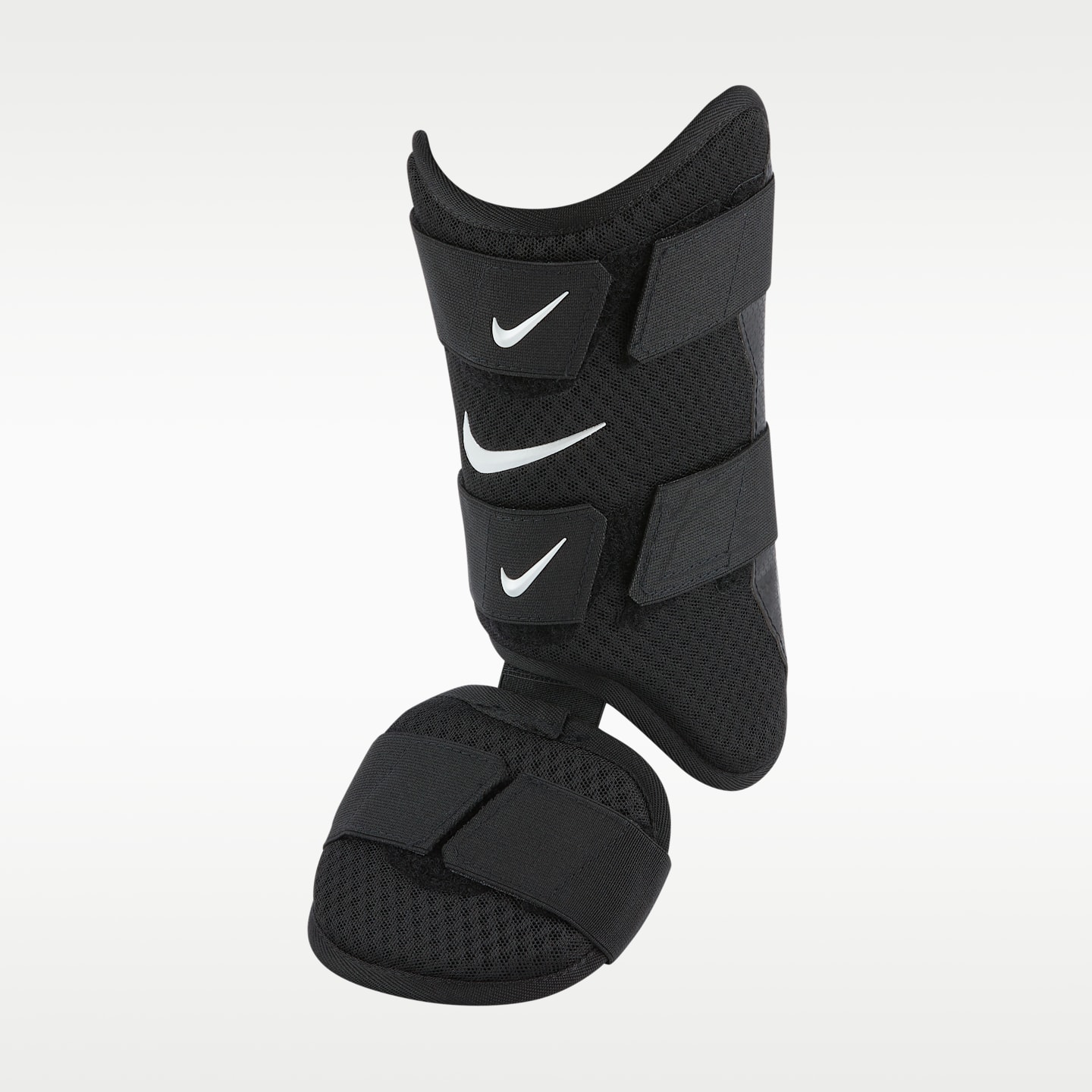 Детская защита ноги бейсбольного бьющего Nike Diamond, для левши, цвет: Чёрный — фото 1