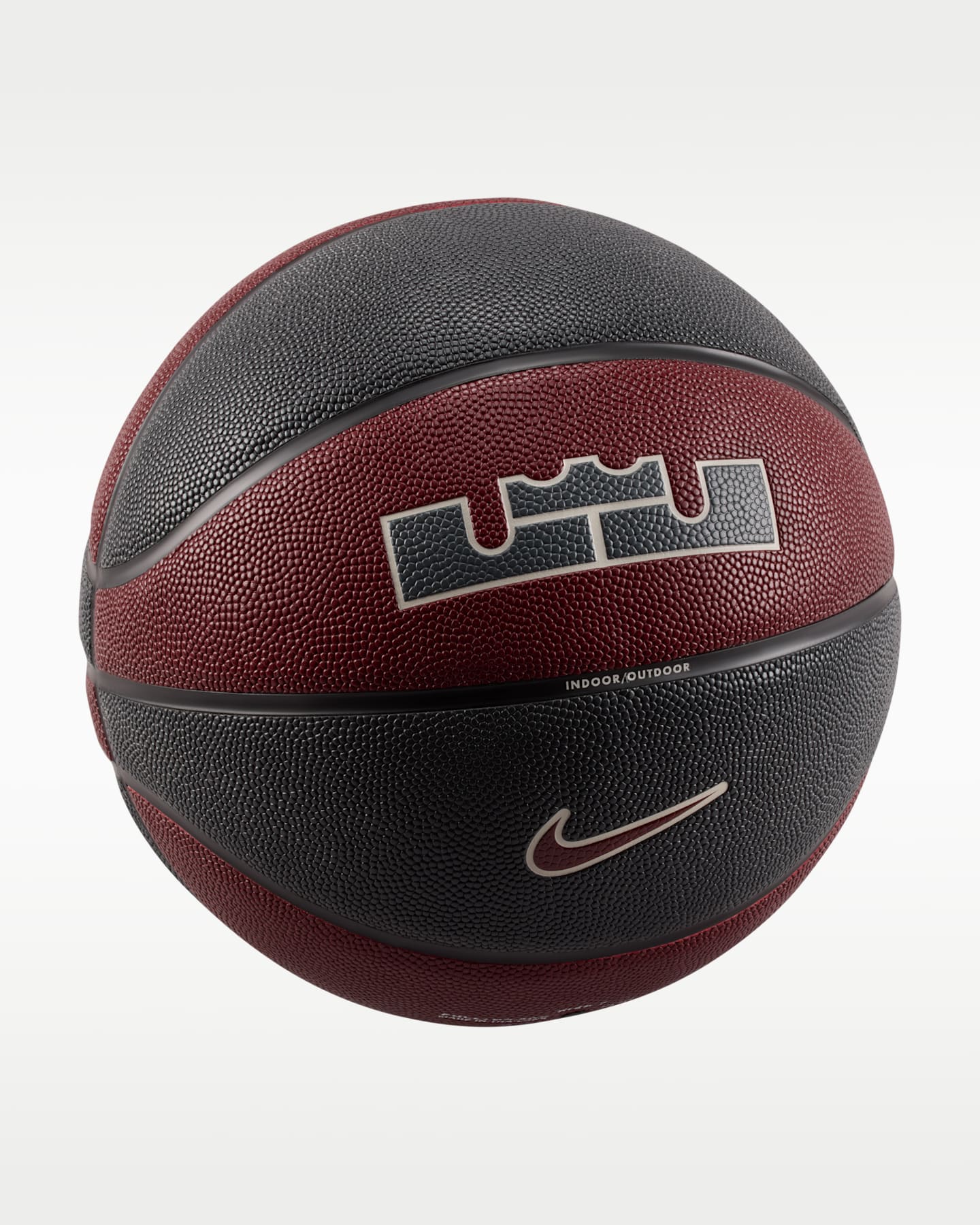 Мяч Nike LeBron All-Court 8P Basketball, цвет: Антрацитовый / Чёрный — фото 3