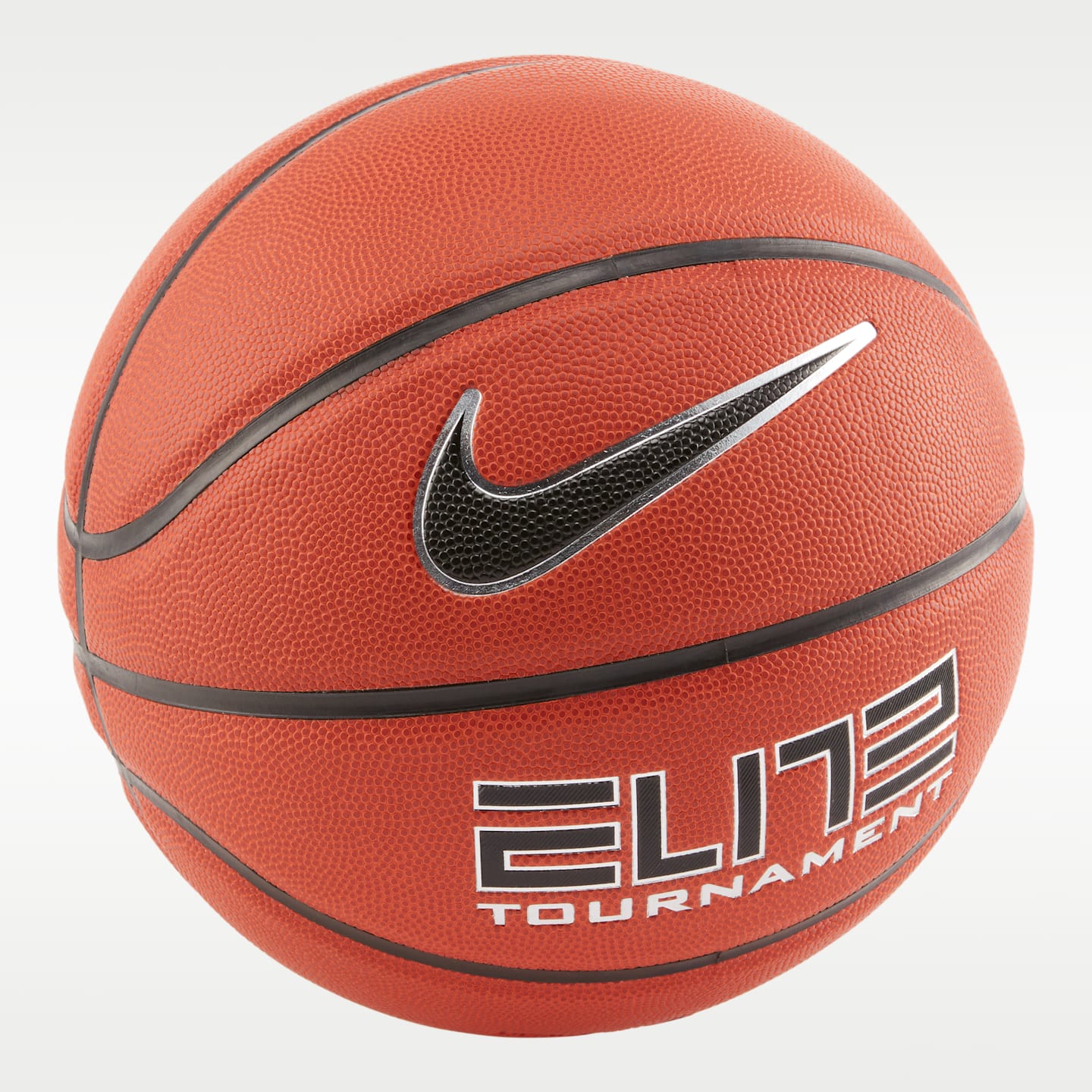 Мяч Nike Elite Tournament Basketball (Size 6 and 7) для детей, цвет: Оранжевый / Чёрный — фото 1