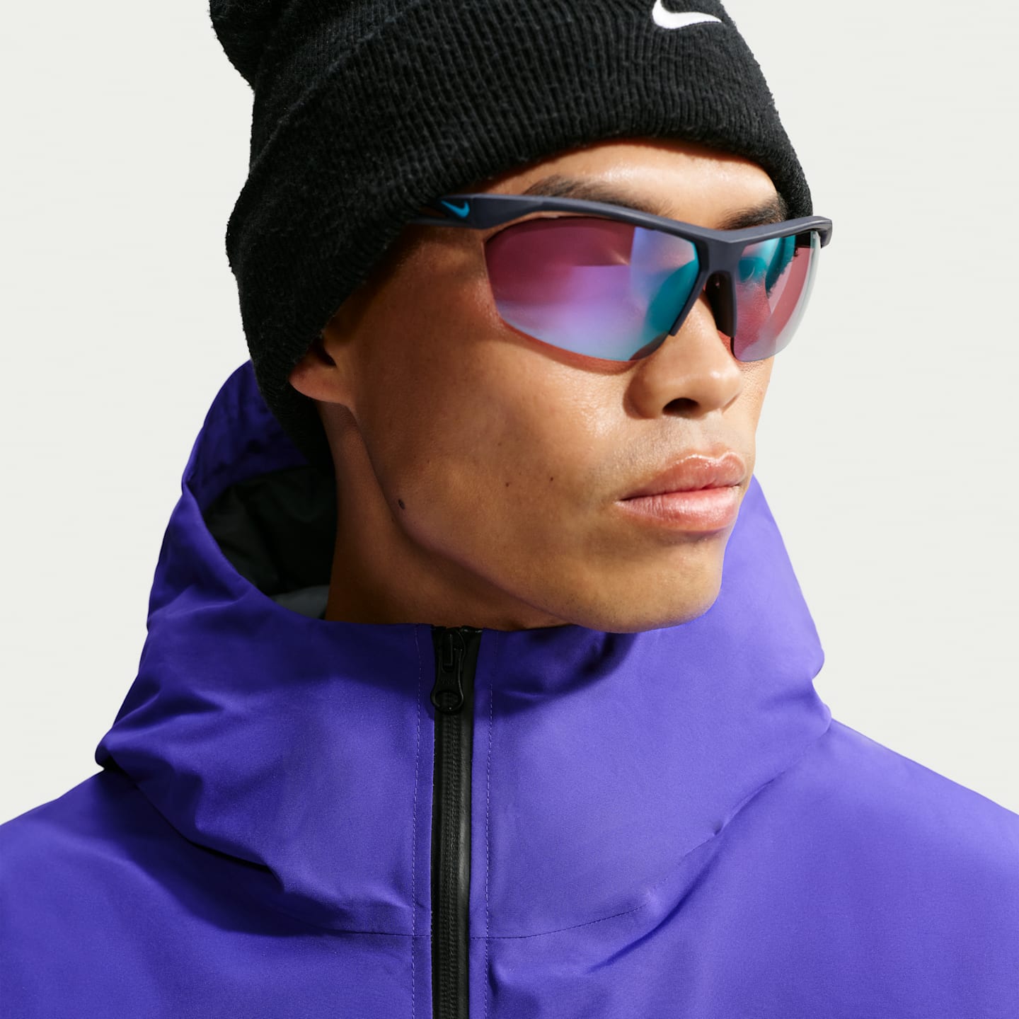Мужская куртка Nike Windrunner PrimaLoft® Storm-FIT ADV, цвет: Чёрный / Белый — фото 3