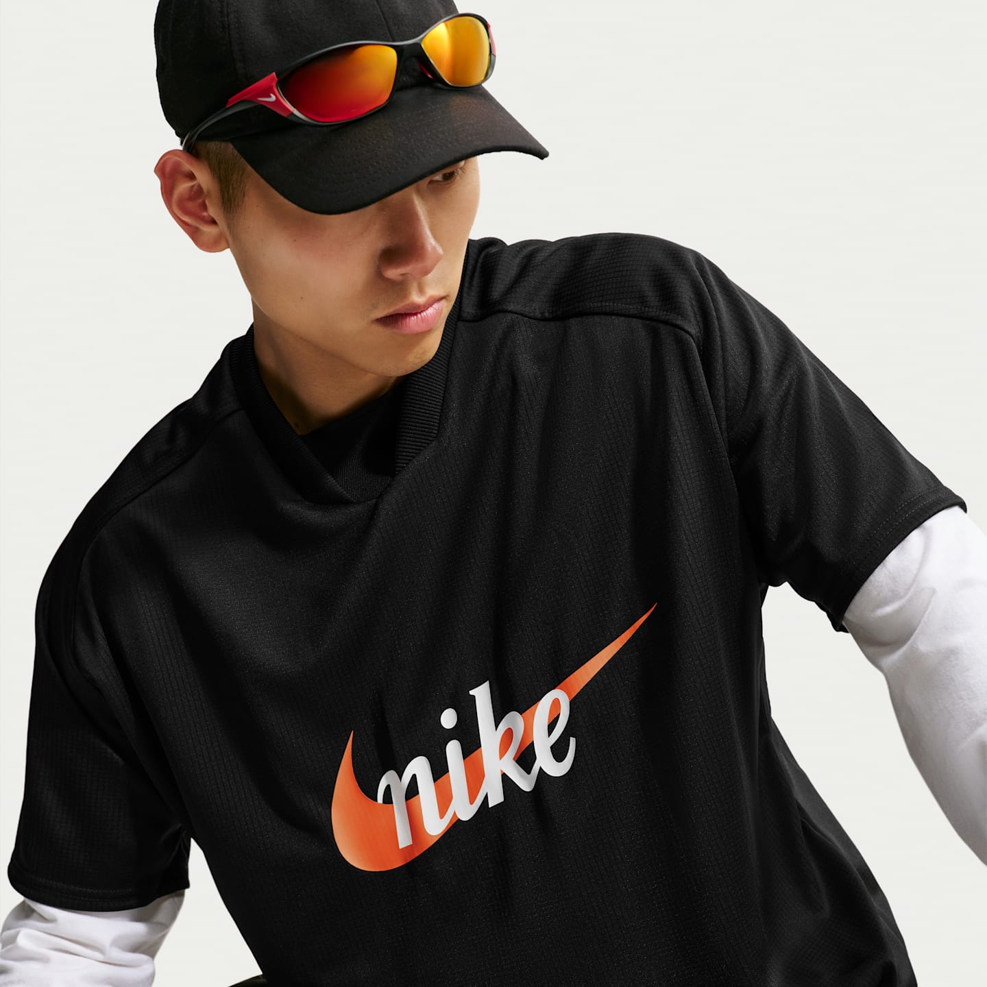 Мужской топ Nike Club Jersey, цвет: Чёрный / Белый — фото 3