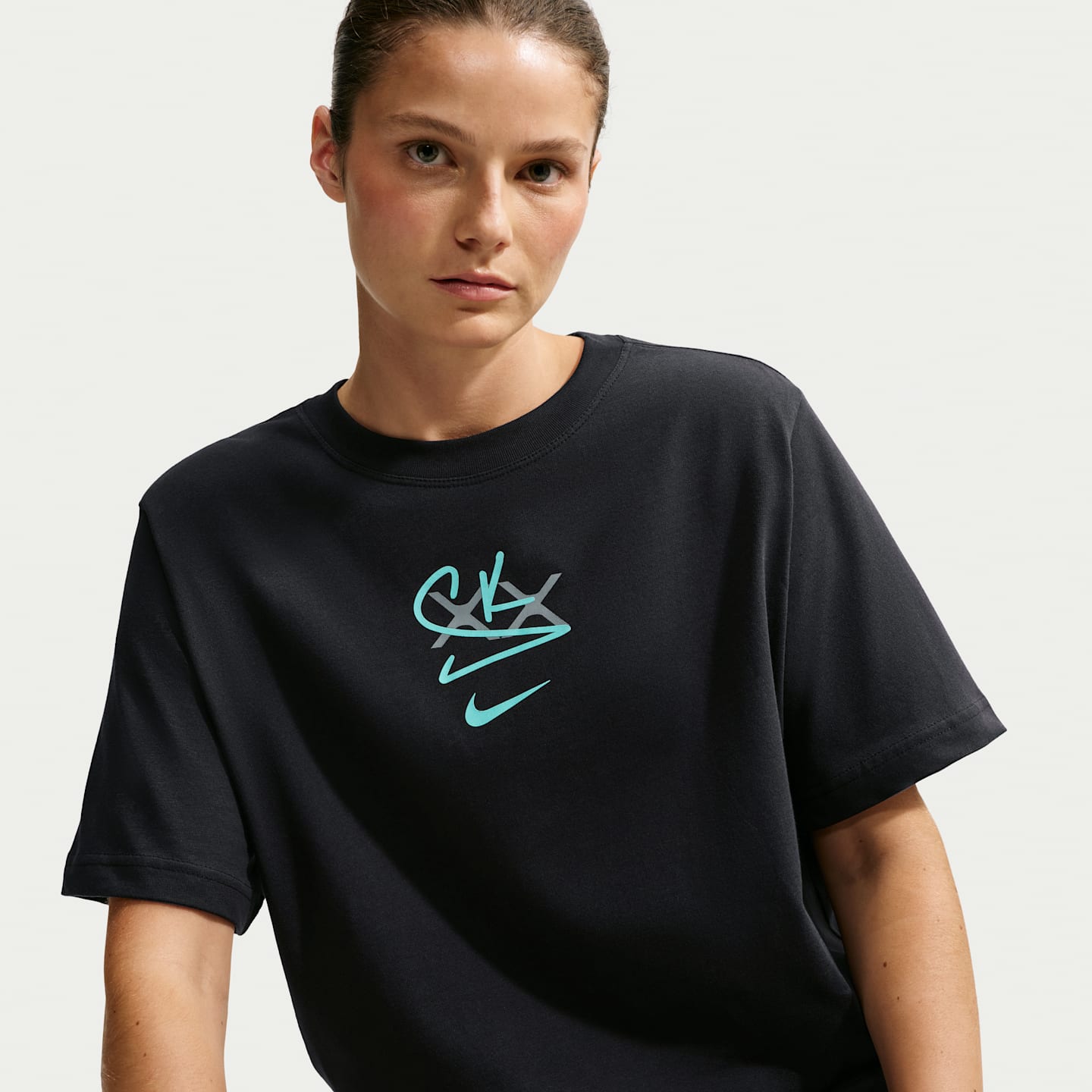 Женская футбольная футболка Nike Sam Kerr, цвет: Чёрный — фото 3