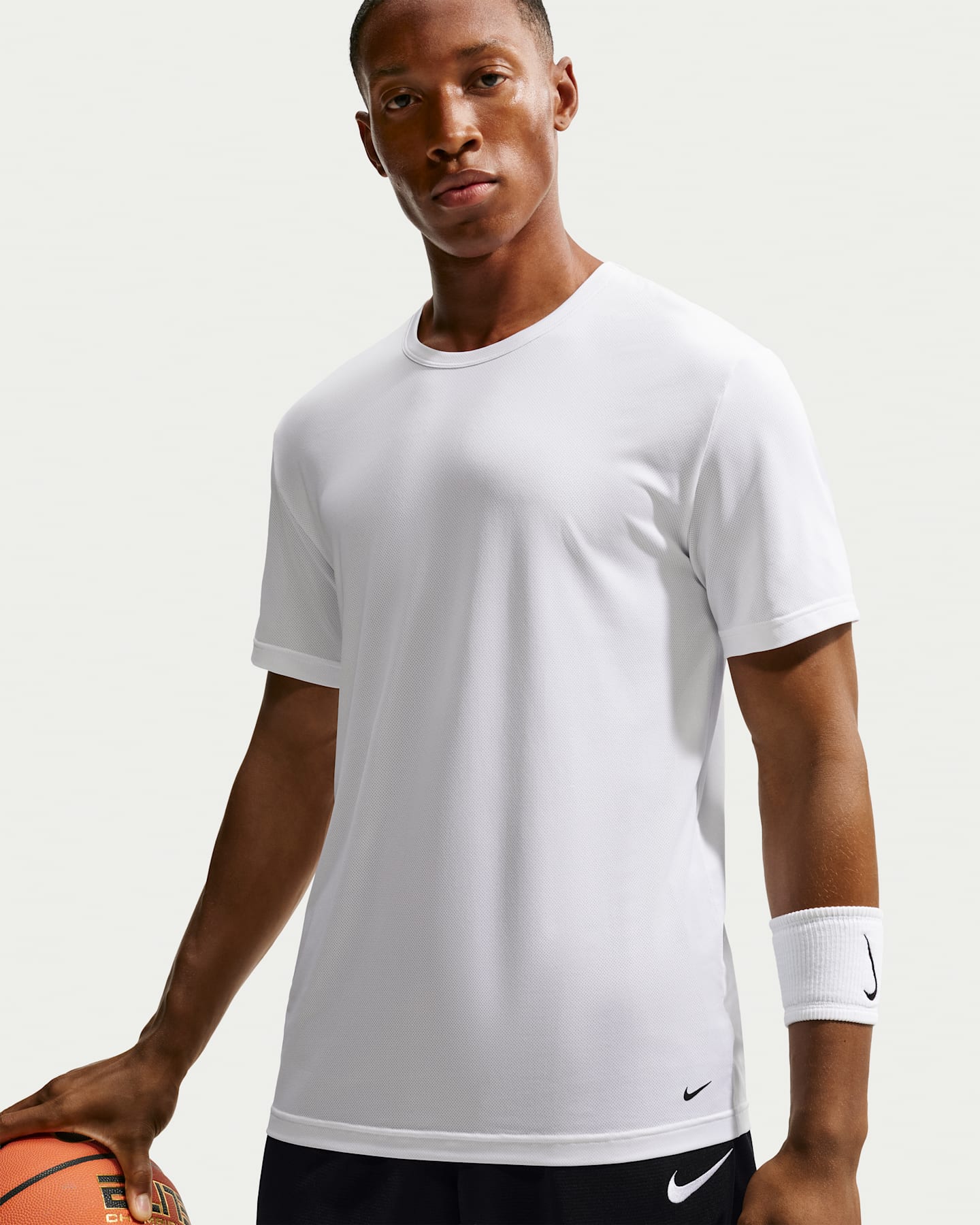 Мужская футболка Nike Elite Breathe Dri-FIT ADV, набор из 2 шт, цвет: Белый — фото 9