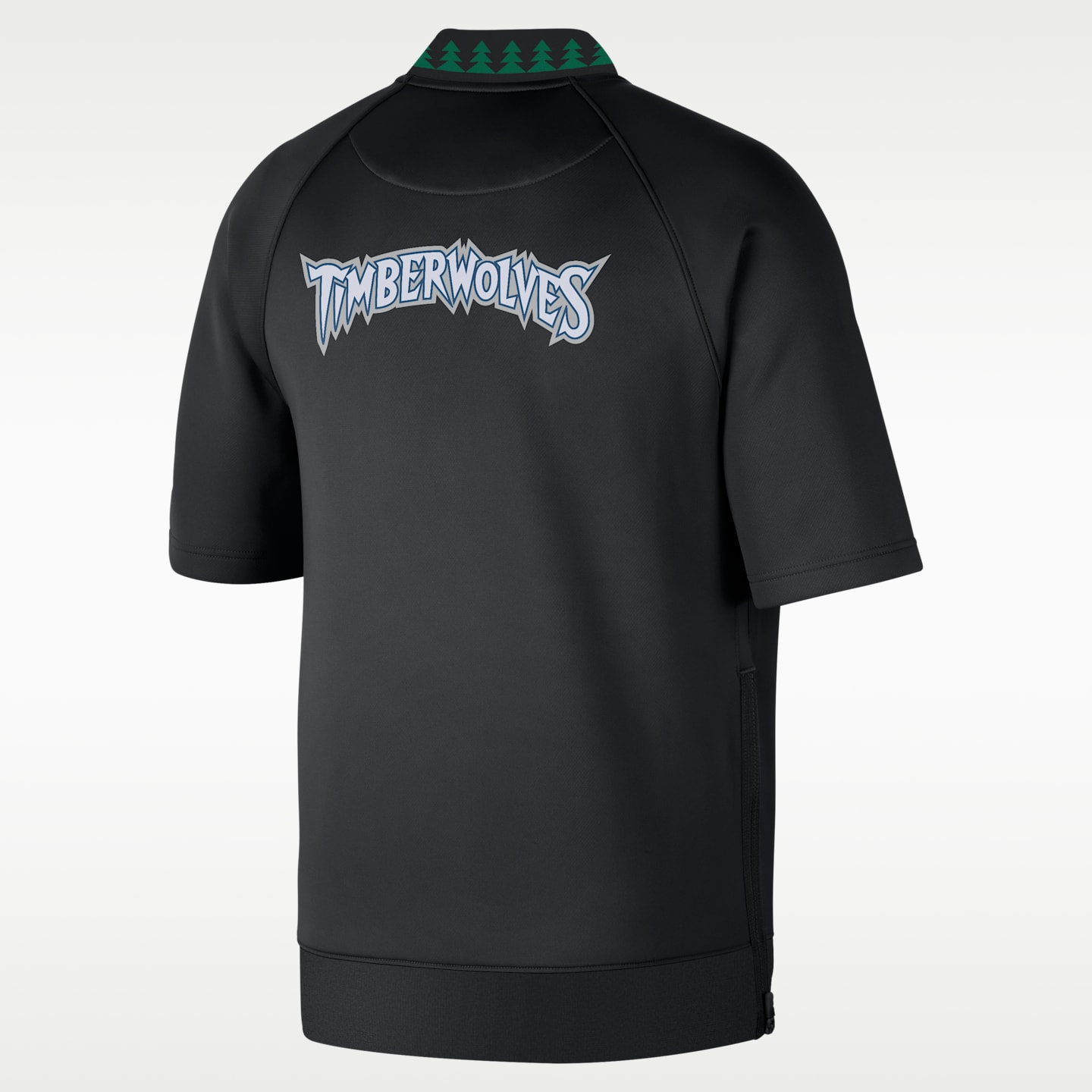 Мужская куртка Nike Dri-FIT NBA Minnesota Timberwolves Hardwood Classics, цвет: Чёрный — фото 2