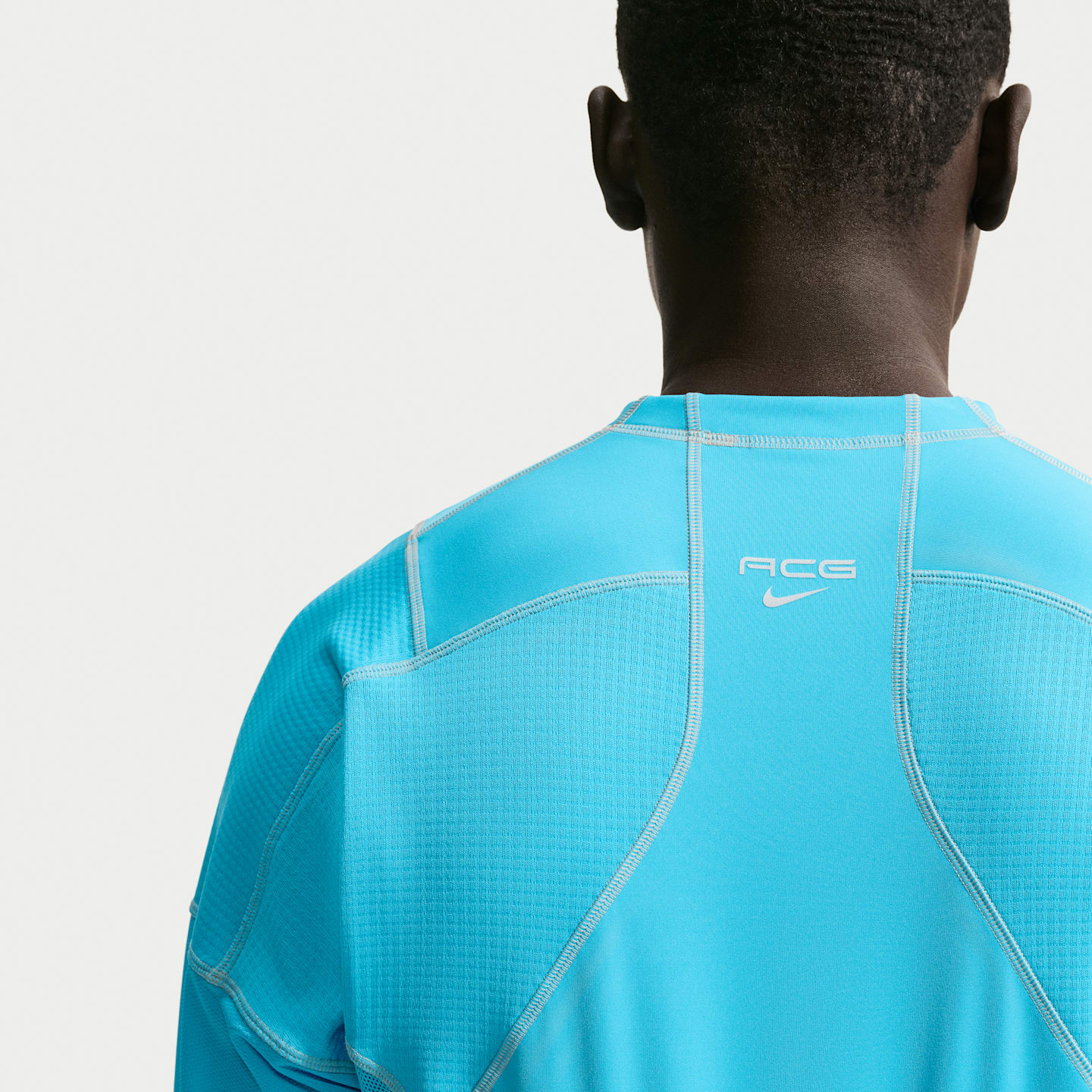 Женский лонгслив Nike ACG Vault Dri-FIT, цвет: Синий / Еловый туманный — фото 2