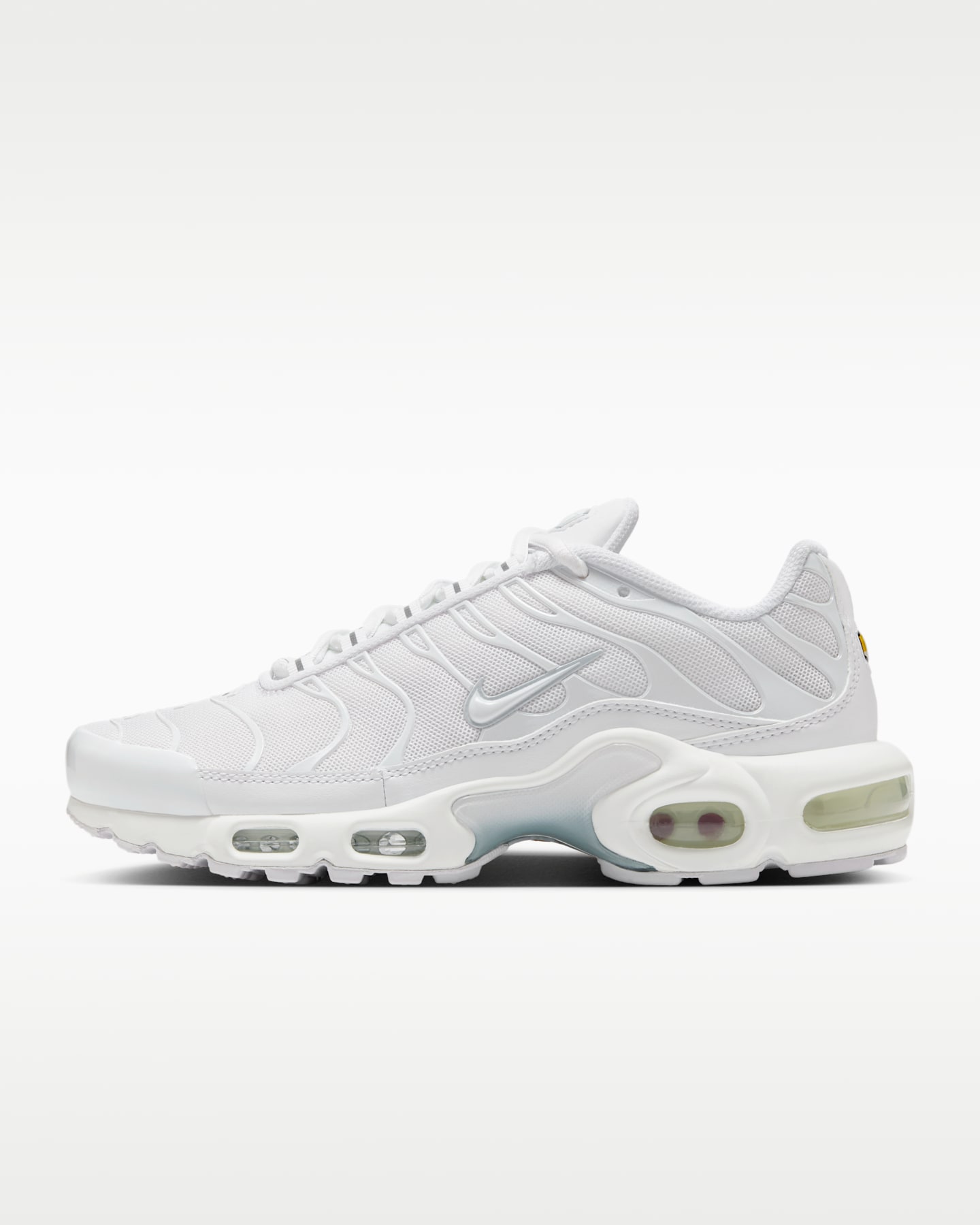 Женские кроссовки Nike Air Max Plus, цвет: Белый / Чистый платиновый — фото 10