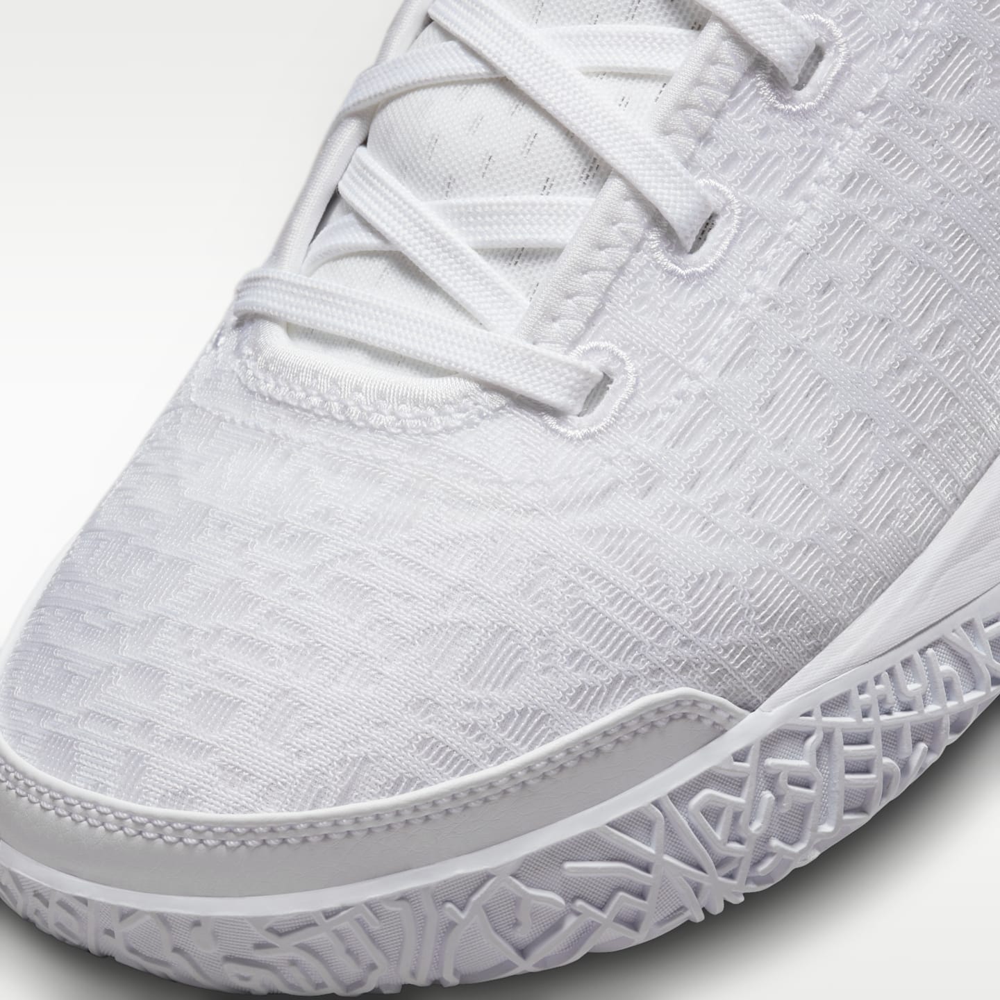 Мужские кроссовки Nike LeBron Nxxt Gen Basketball, цвет: Белый / Чёрный — фото 7