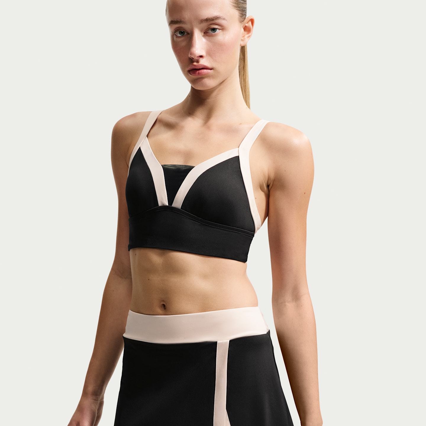 Женская плавательная юбка Nike Swim, цвет: Чёрный — фото 2