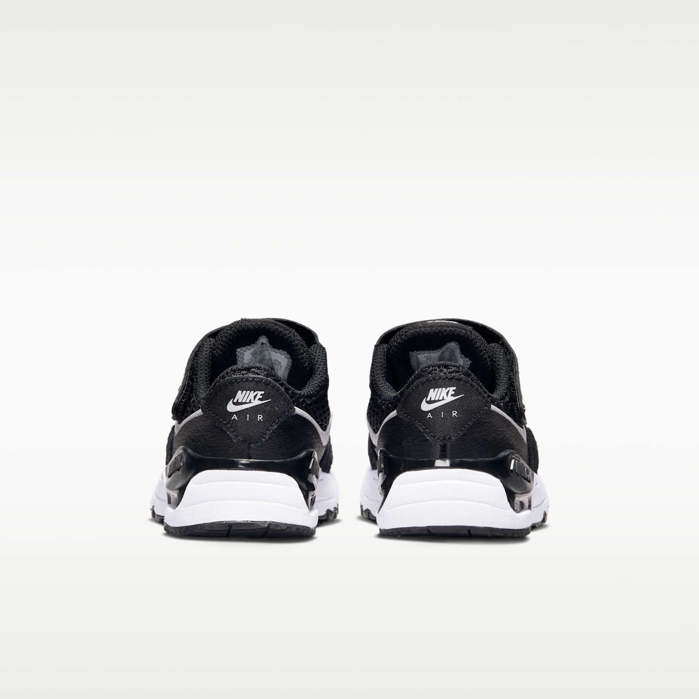 Детские кроссовки Nike Air Max Systm Baby/Toddler Shoes, цвет: Чёрный / Волчий серый — фото 6