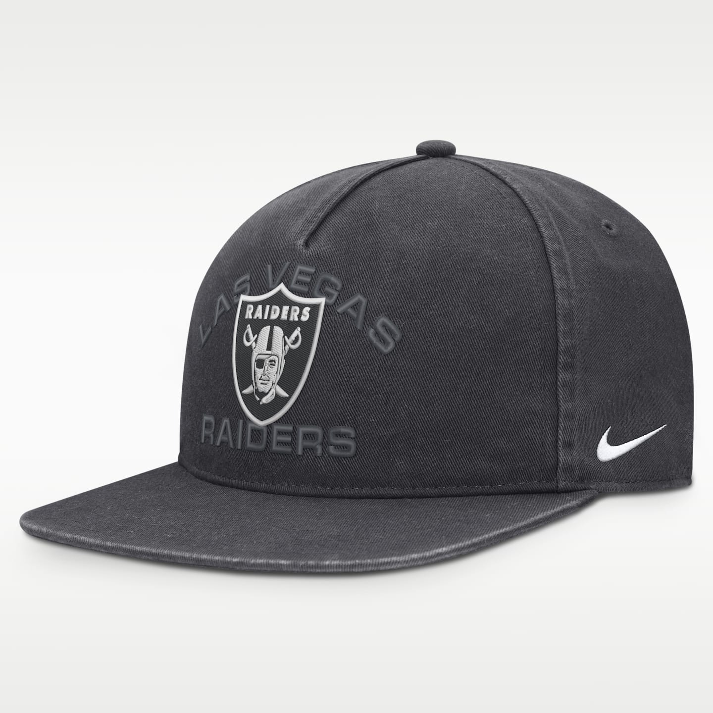 Мужская кепка Nike NFL Las Vegas Raiders Primetime Pro, цвет: Антрацитовый — фото 1