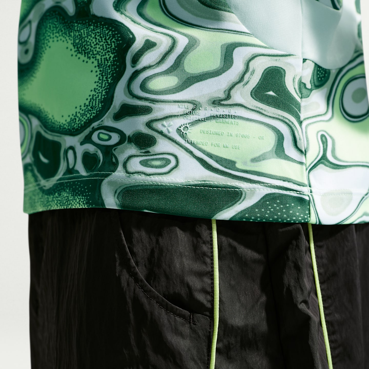 Мужской топ Nike Project F.R.O.G. Liquify с коротким рукавом, цвет: Зелёный — фото 6