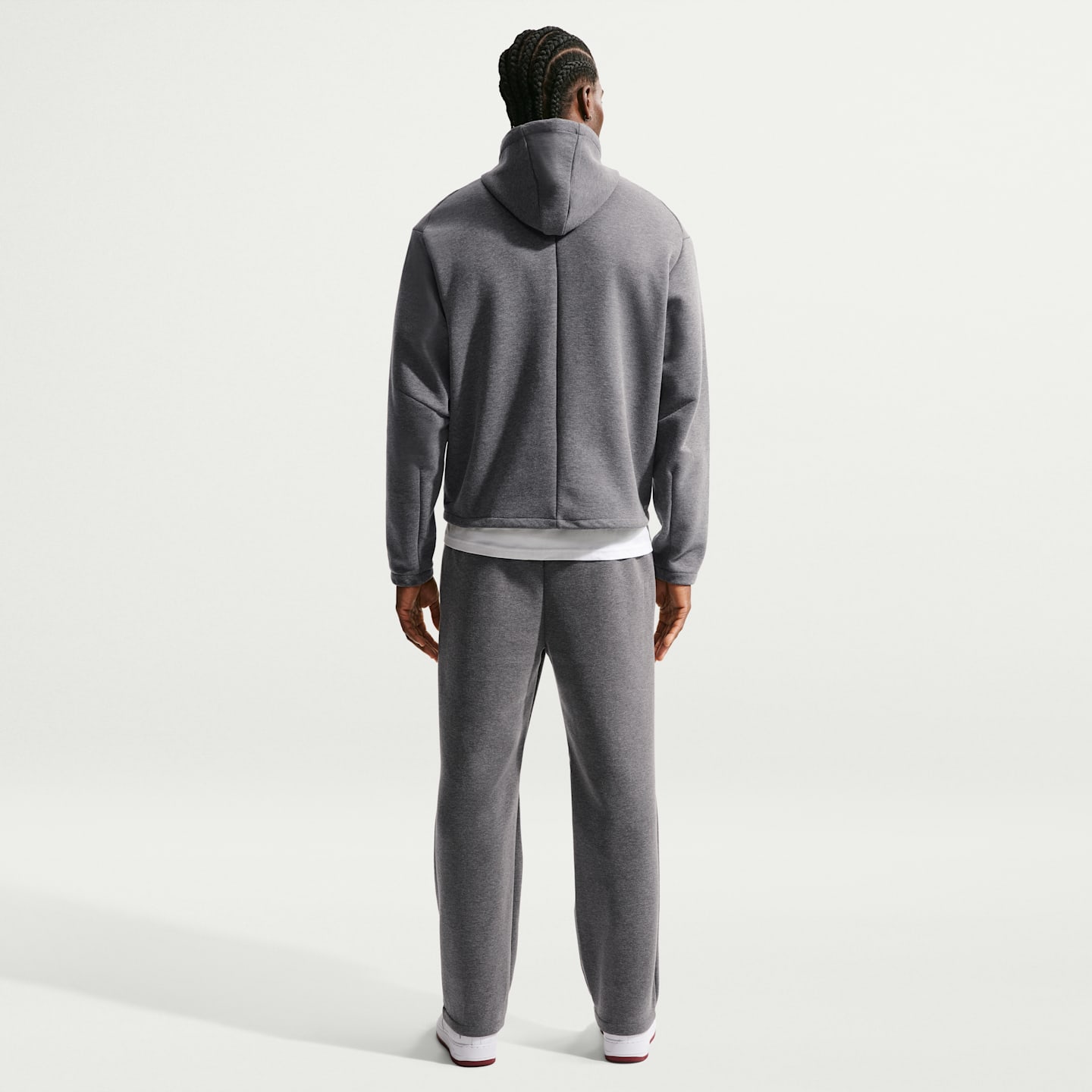 Мужское баскетбольное худи Nike Kobe Dri-FIT, цвет: Чёрный меланжевый / Чёрный — фото 5