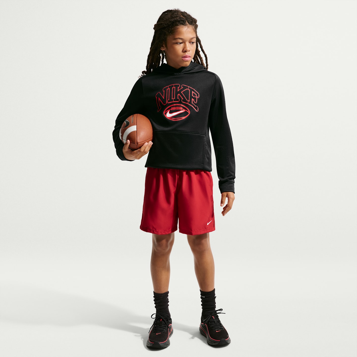 Худи Nike Trophy Therma-FIT Pullover для мальчиков, цвет: Чёрный — фото 4