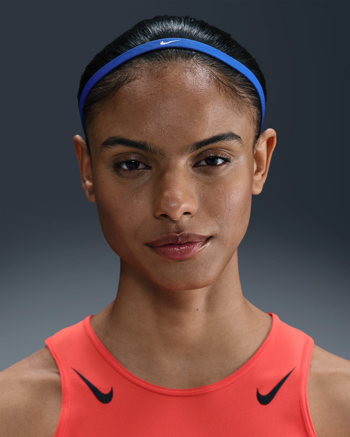 Повязки на голову Nike Flex, 6 шт, цвет: Королевский синий — фото 6