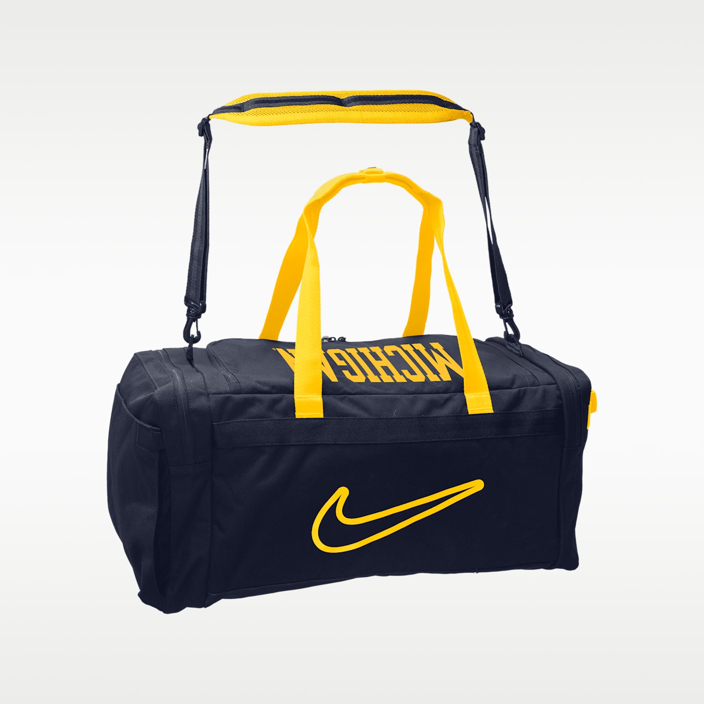 Спортивная сумка Nike College Michigan Utility Power 2.0, цвет: Тёмно-синий — фото 2