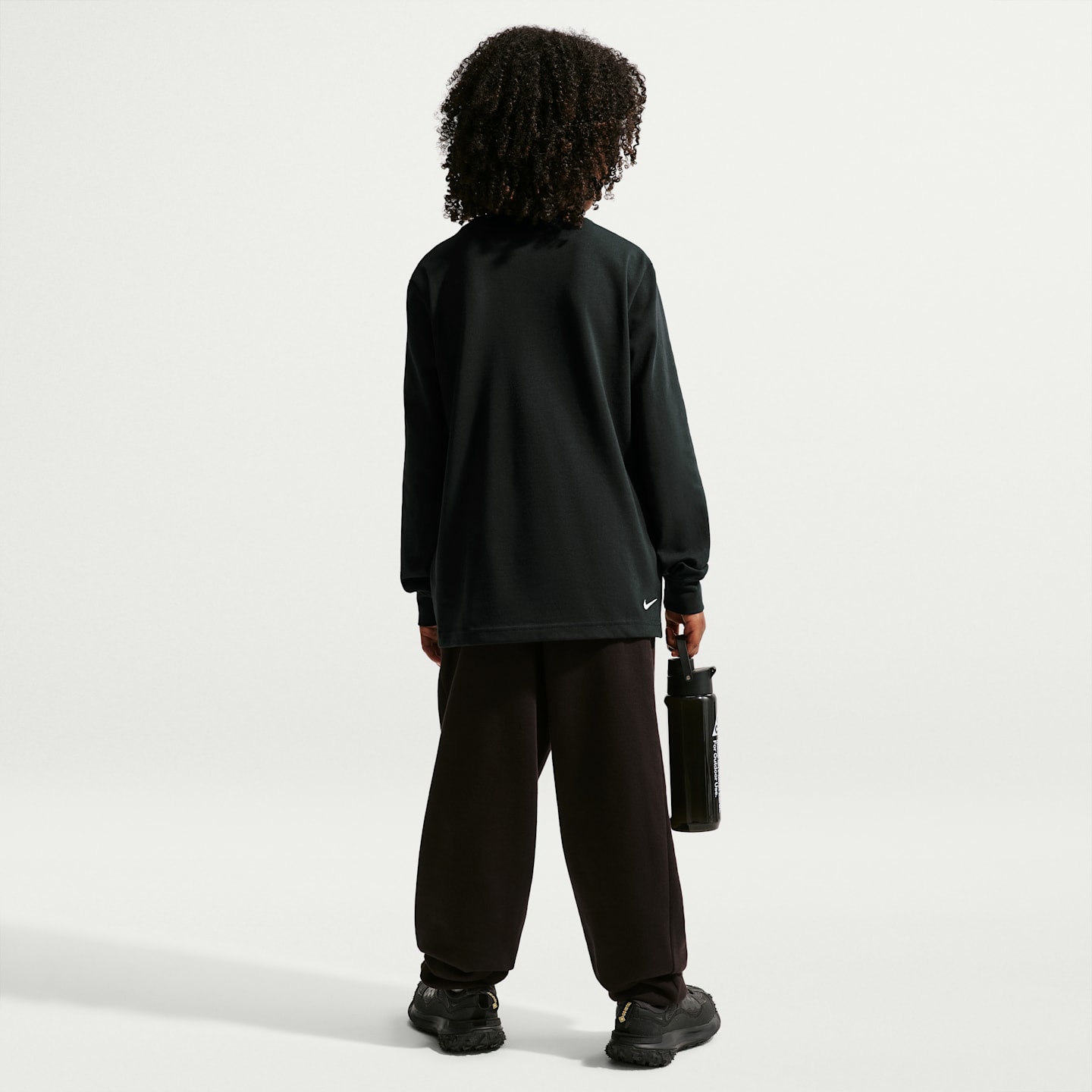 Детская футболка Nike ACG Long-Sleeve Jersey T-Shirt, цвет: Чёрный — фото 5