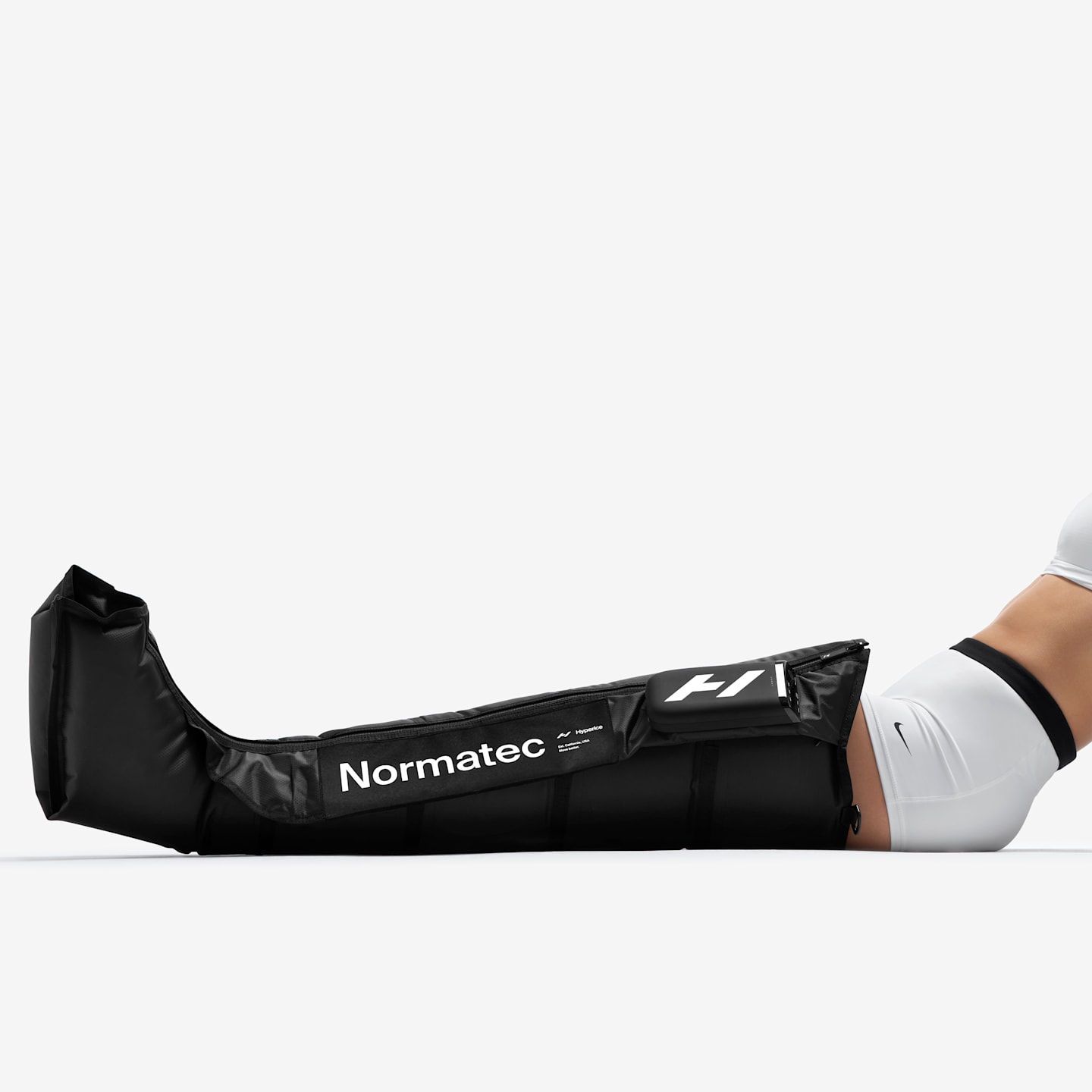 Ботинки Nike Hyperice Normatec Elite Legs Dynamic Air Compression, цвет: Чёрный / Белый — фото 4