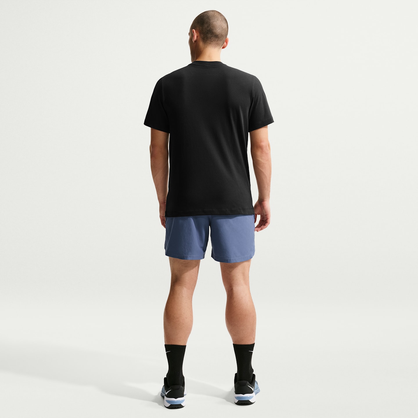 Мужская футболка Nike Pro Dri-FIT, цвет: Чёрный / Белый — фото 5