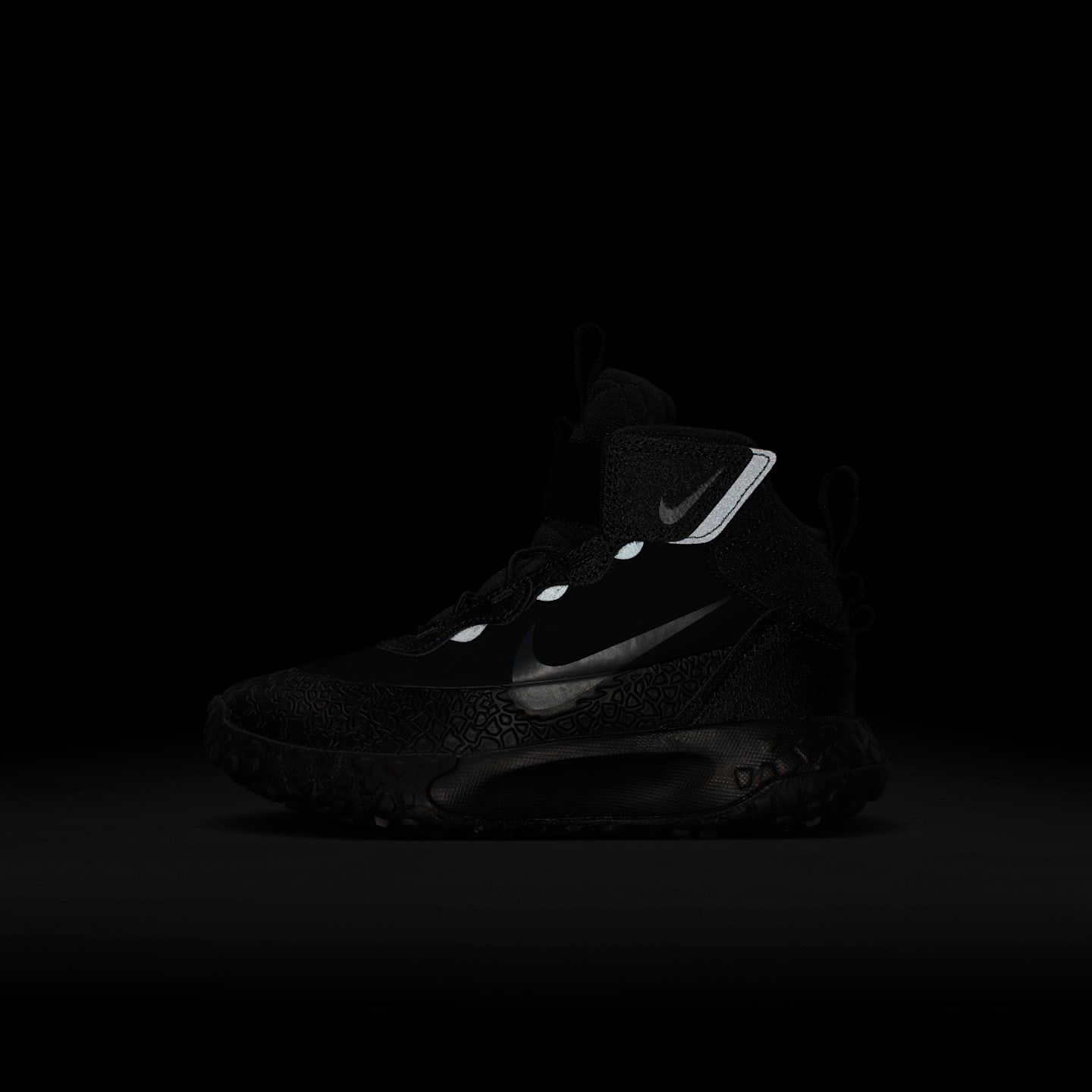 Детские ботинки Nike Terrascout Boots with Reflective Accents, цвет: Чёрный / Антрацитовый — фото 9