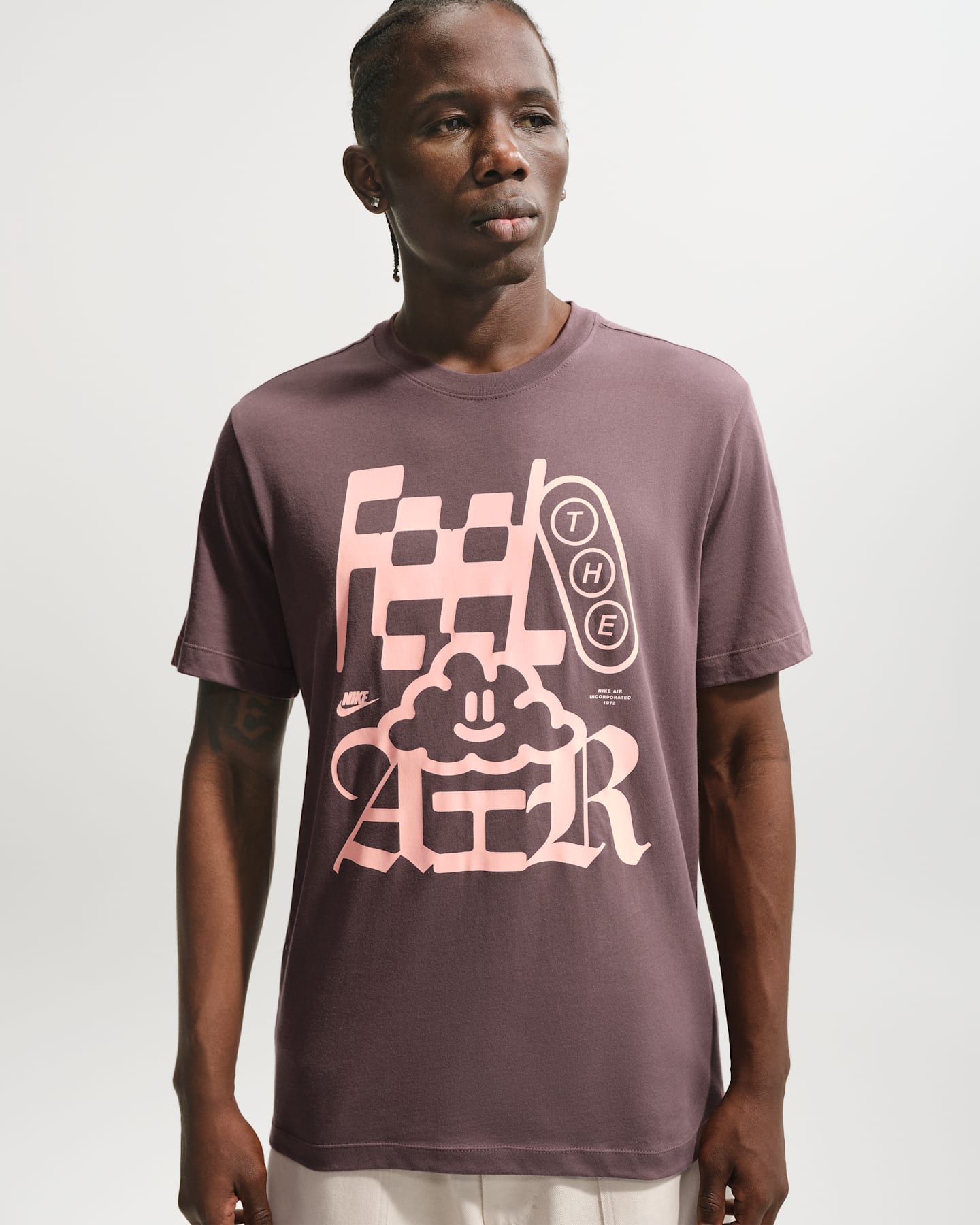 Мужская футболка Nike Sportswear, цвет: Tattoo — фото 6