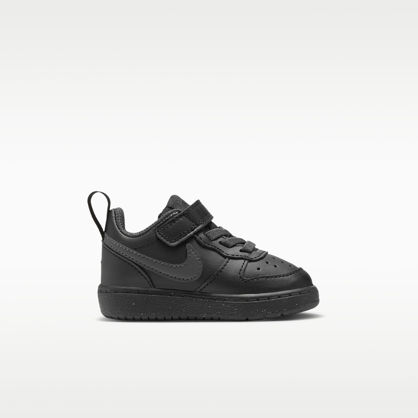 Детские кроссовки Nike Court Borough Low 2 Shoes, цвет: Чёрный / Антрацитовый, вариант 1 — фото 3