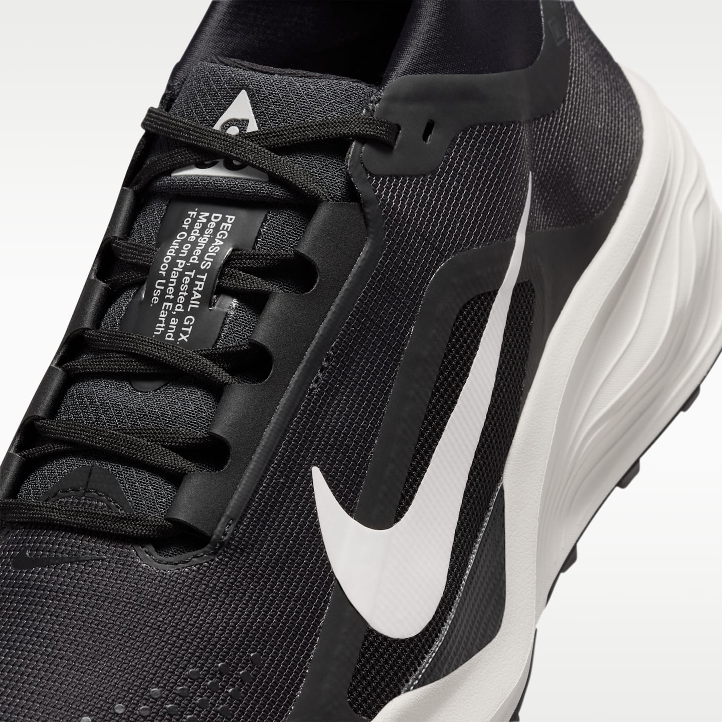 Мужские кроссовки Nike ACG Pegasus Trail GORE-TEX Waterproof Trail Running, цвет: Чёрный / Коричневый — фото 7