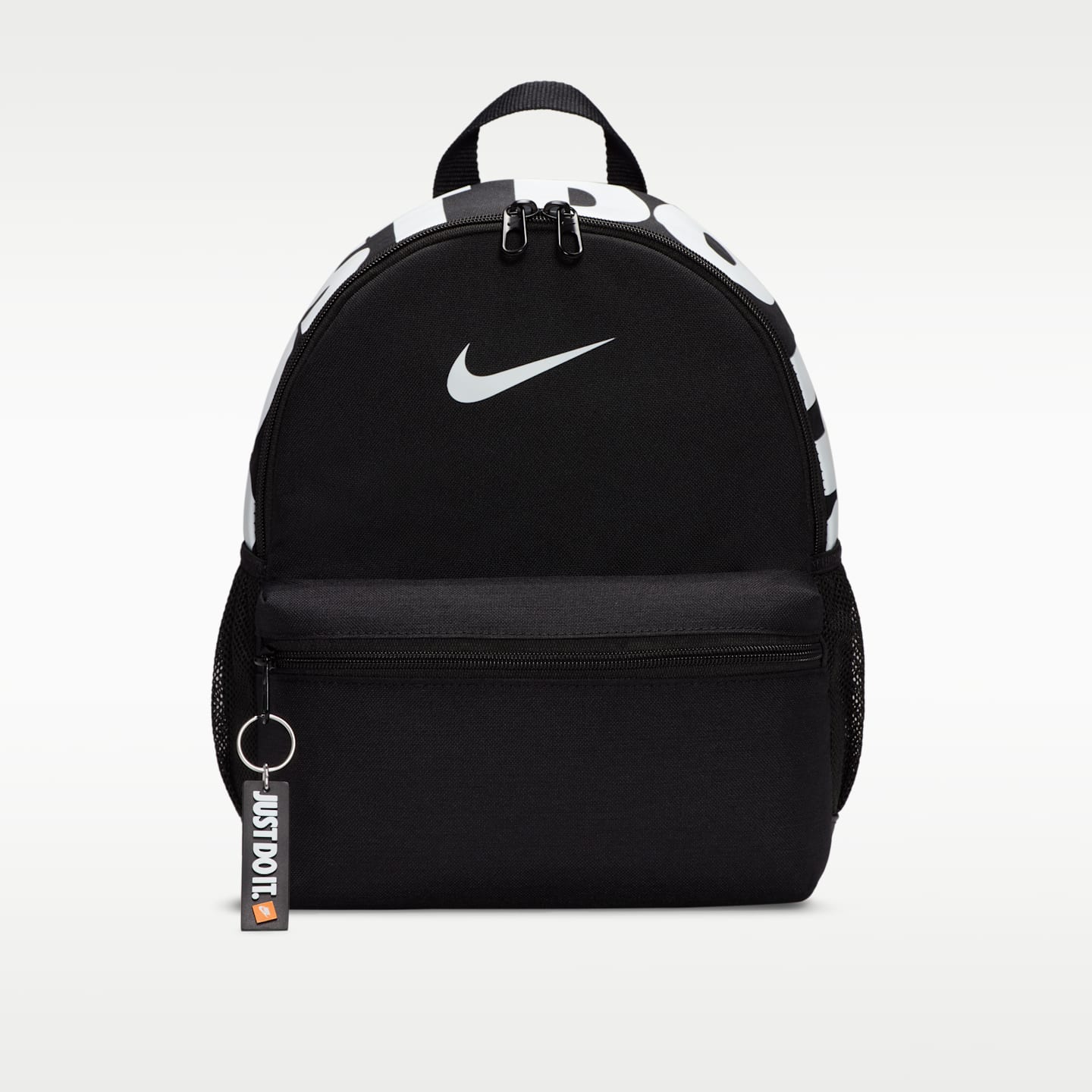 Рюкзак Nike Brasilia JDI Mini (11L) для детей, цвет: Чёрный / Белый — фото 2