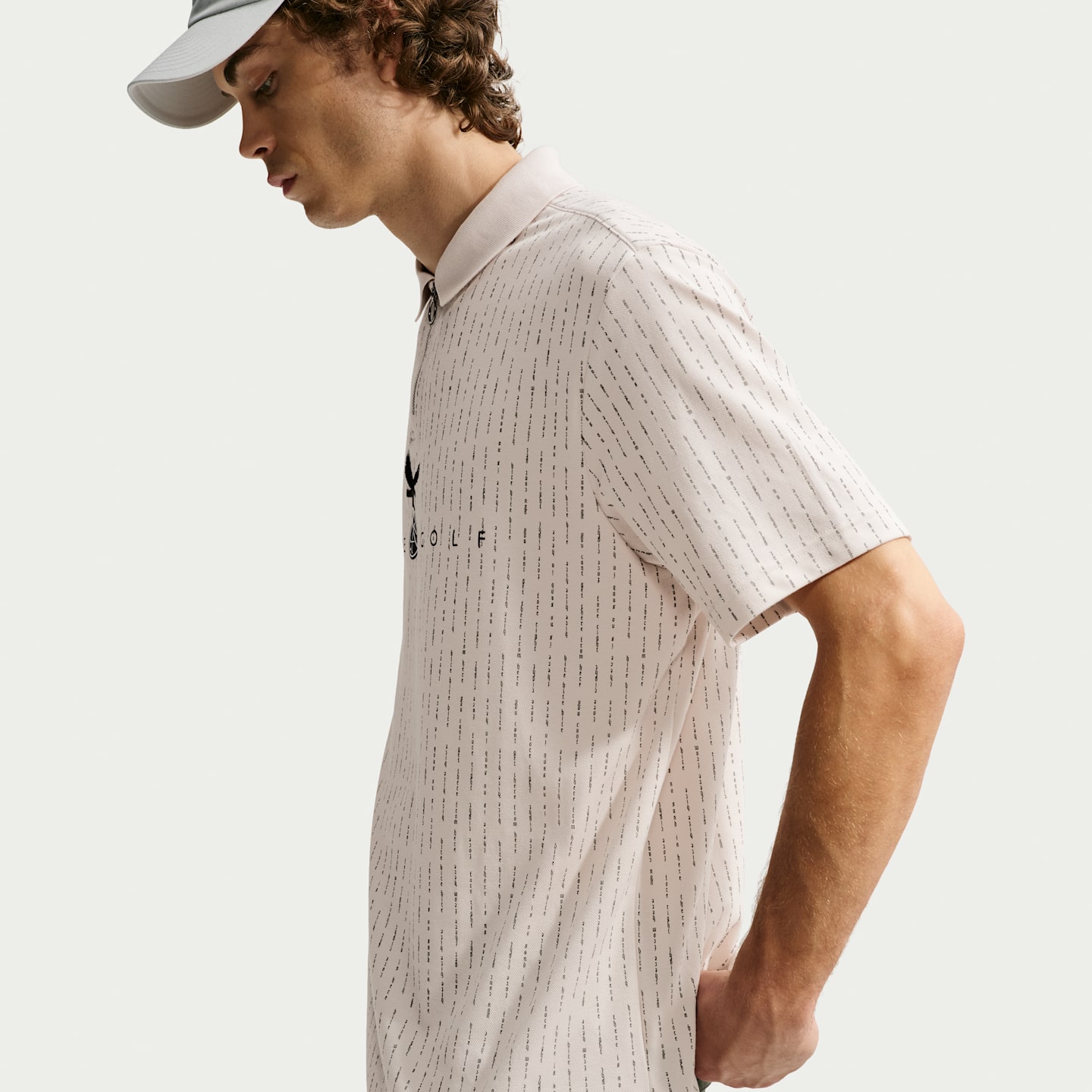 Мужское поло Nike Fairway Fresh Dri-FIT Golf Polo, цвет: Коричневый / Чёрный — фото 3