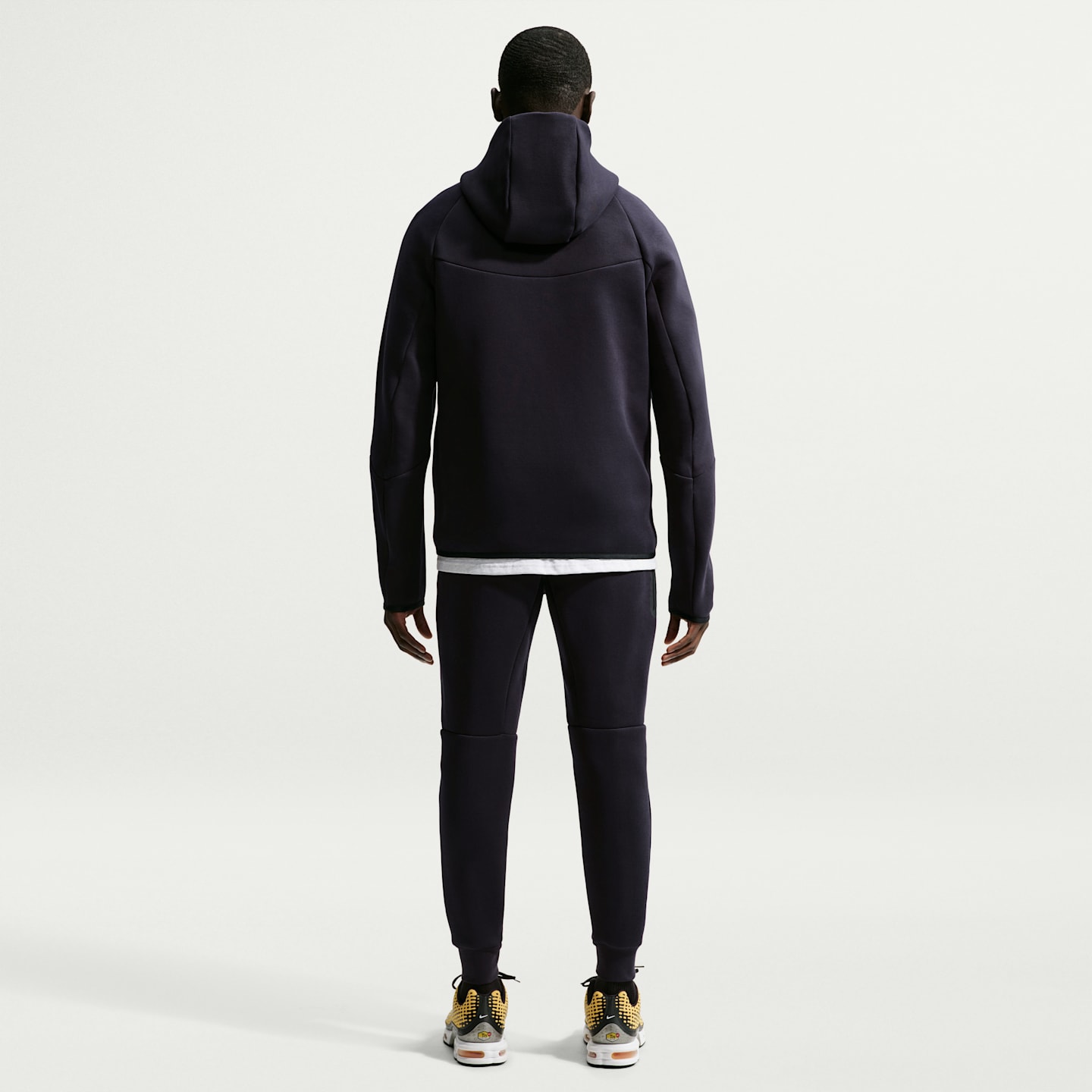 Мужское футбольное худи на молнии Nike Chelsea FC Tech Fleece Windrunner, цвет: Синий / Золотой — фото 5
