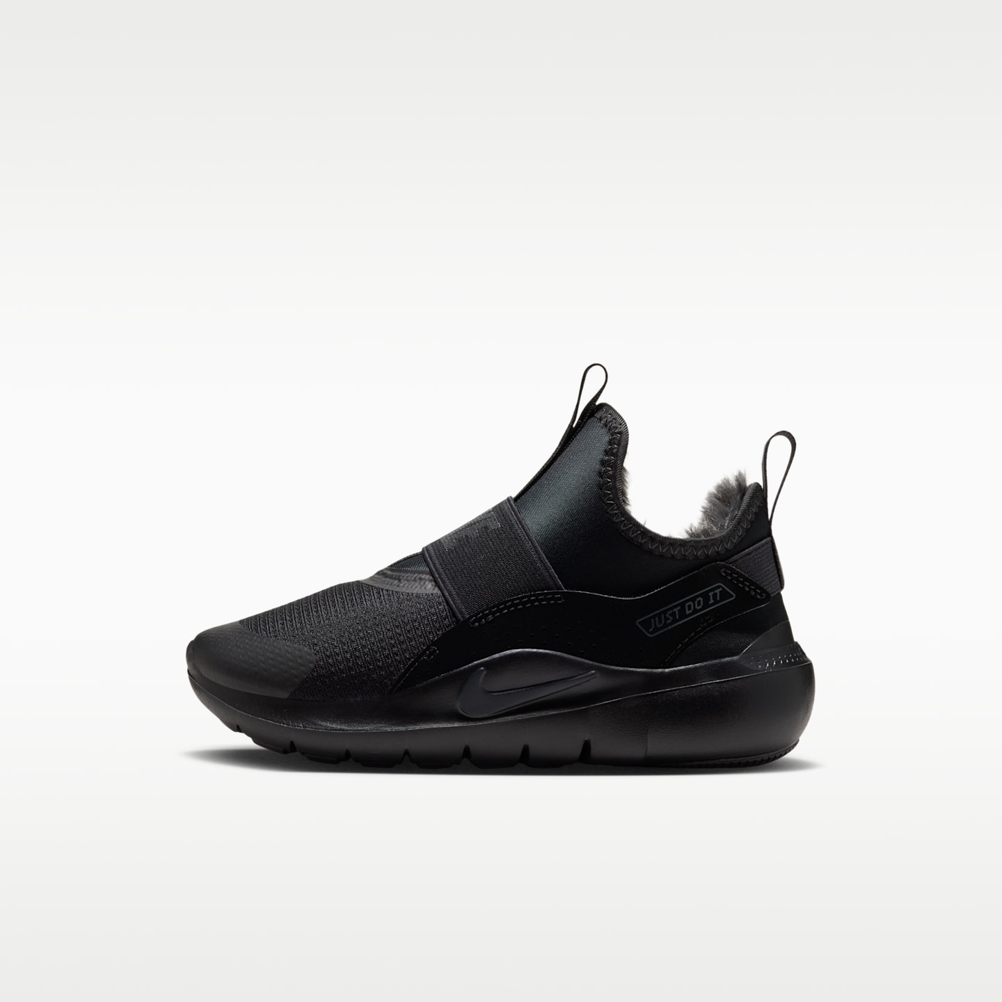 Детские утеплённые кроссовки Nike Flex Runner для малышей, цвет: Чёрный / Серый — фото 1