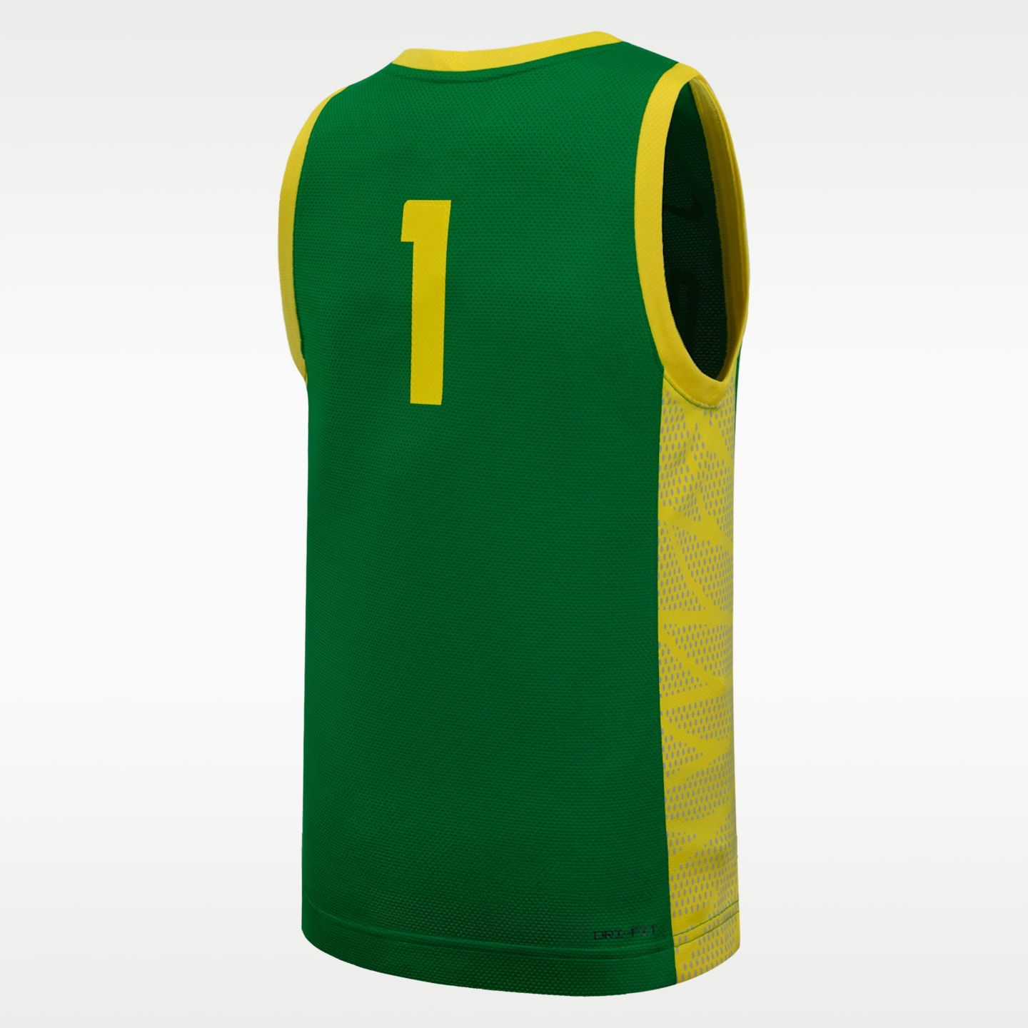 Детский топ Nike Oregon Ducks Basketball Replica Jersey, цвет: Зелёный — фото 2
