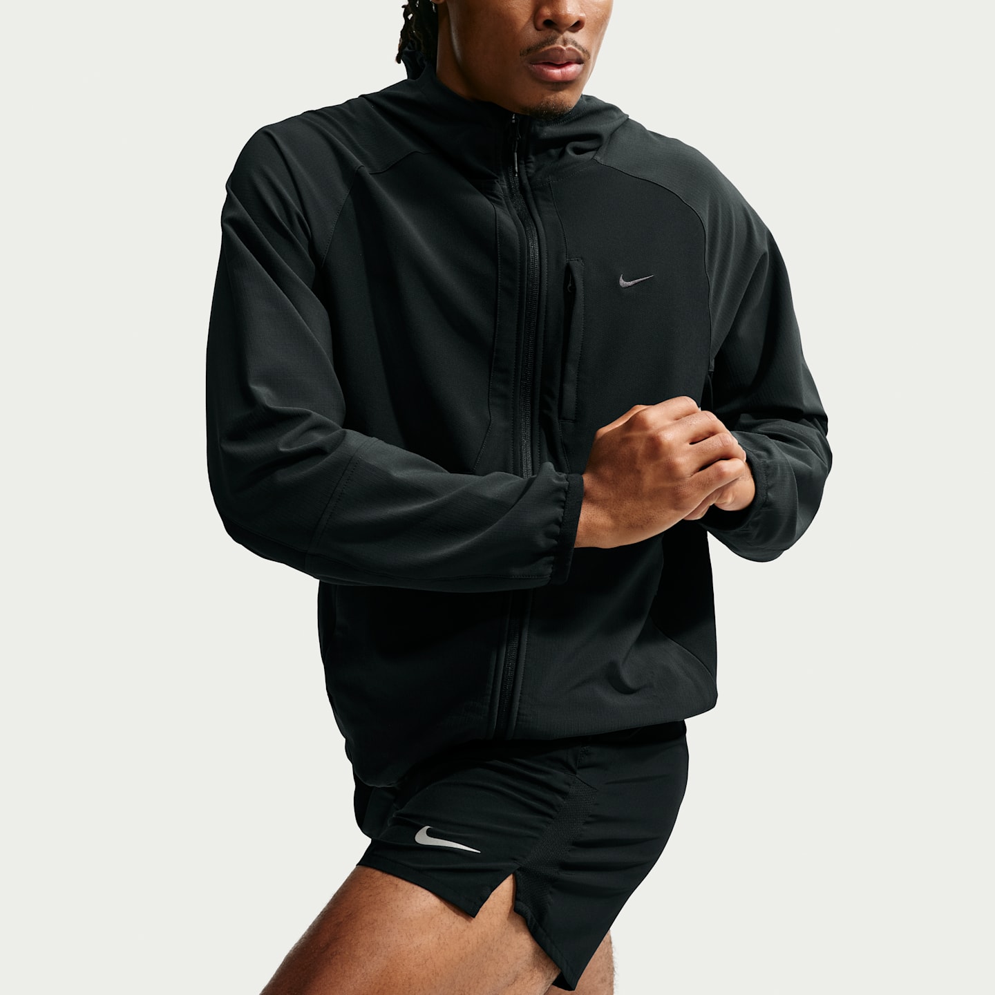 Мужская универсальная куртка Nike Unlimited Repel, цвет: Чёрный — фото 3